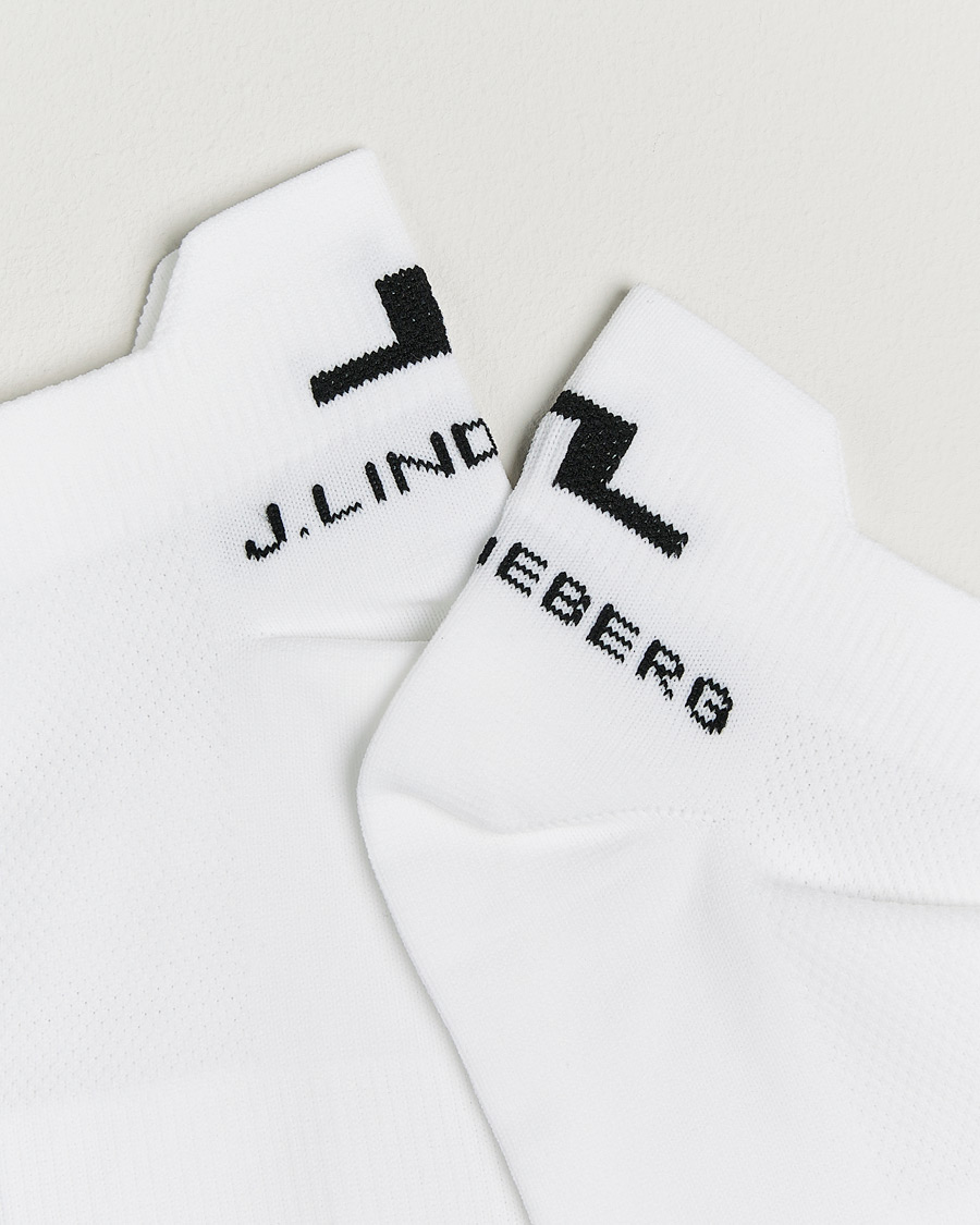 Men | Underwear & Socks | J.Lindeberg | Spin Short Golf Sock White