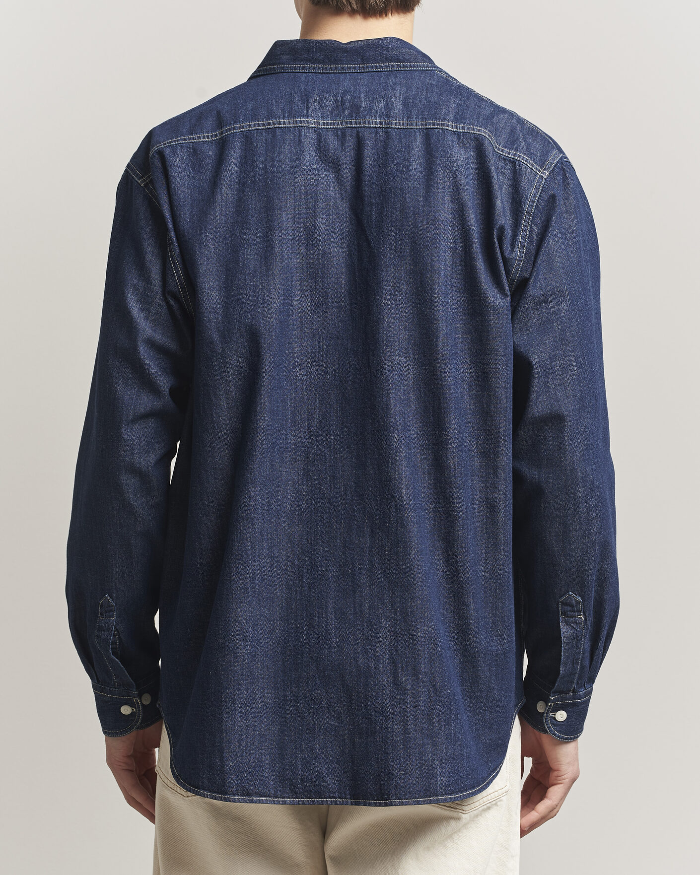 Men | Shirts | Nudie Jeans | Julian Denim Shirt Rinsed