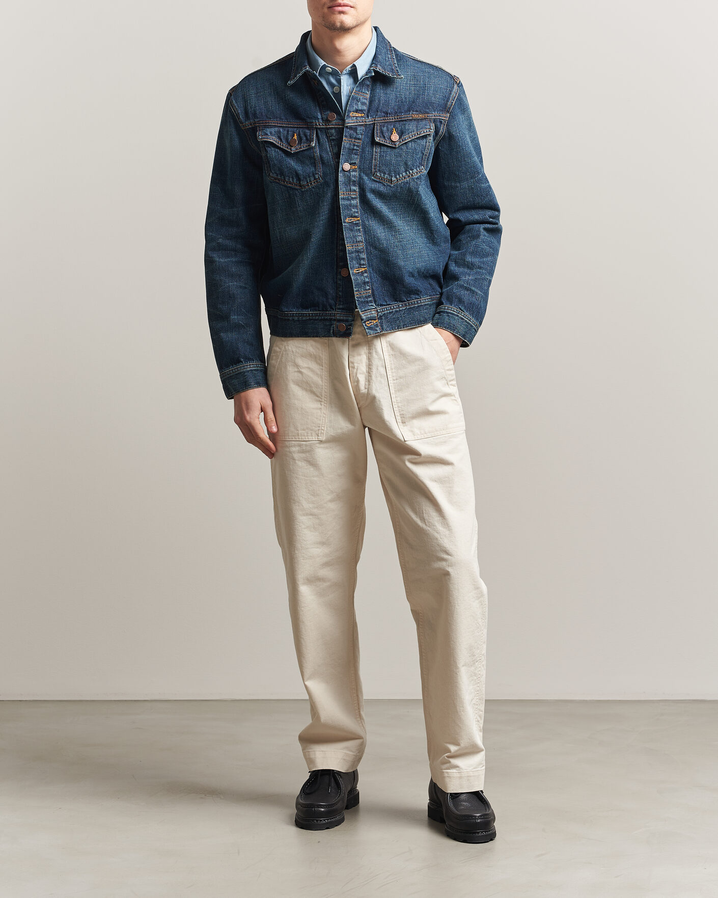 Men | Coats & Jackets | Nudie Jeans | Conny Denim Jacket Heavy Used