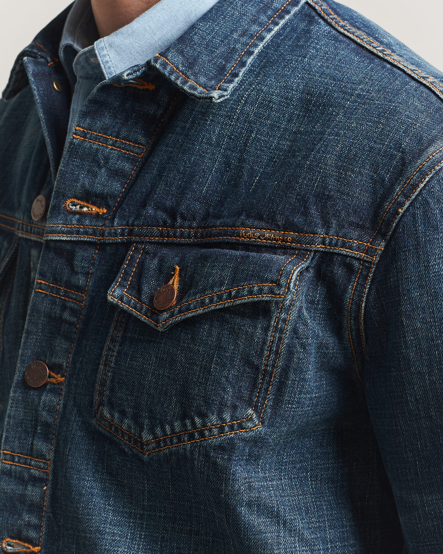 Men | Coats & Jackets | Nudie Jeans | Conny Denim Jacket Heavy Used