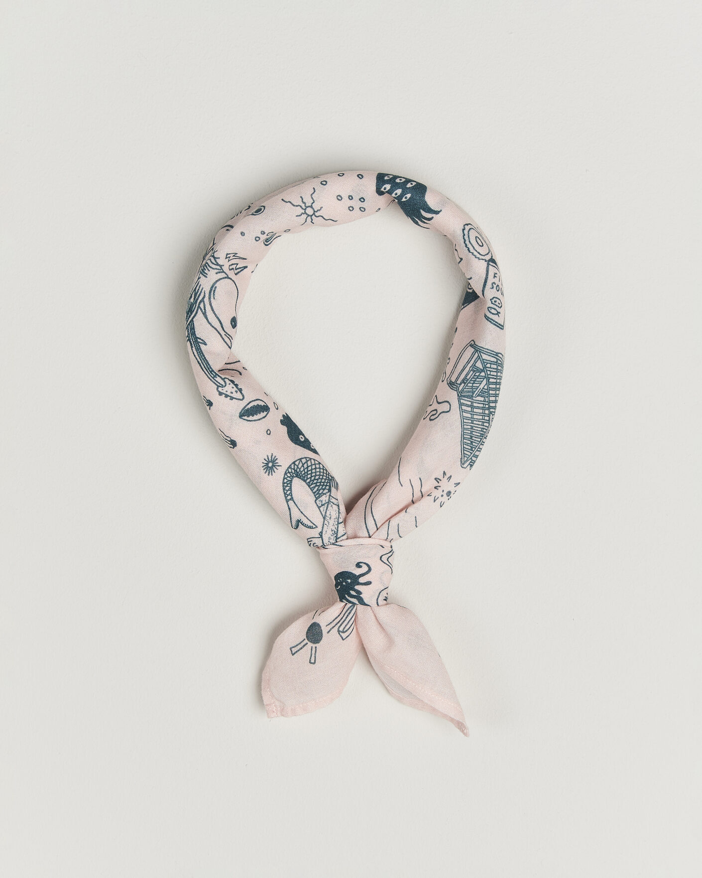 Men | Dress Scarves | Nudie Jeans | Ingrid Printed Bandana Pink