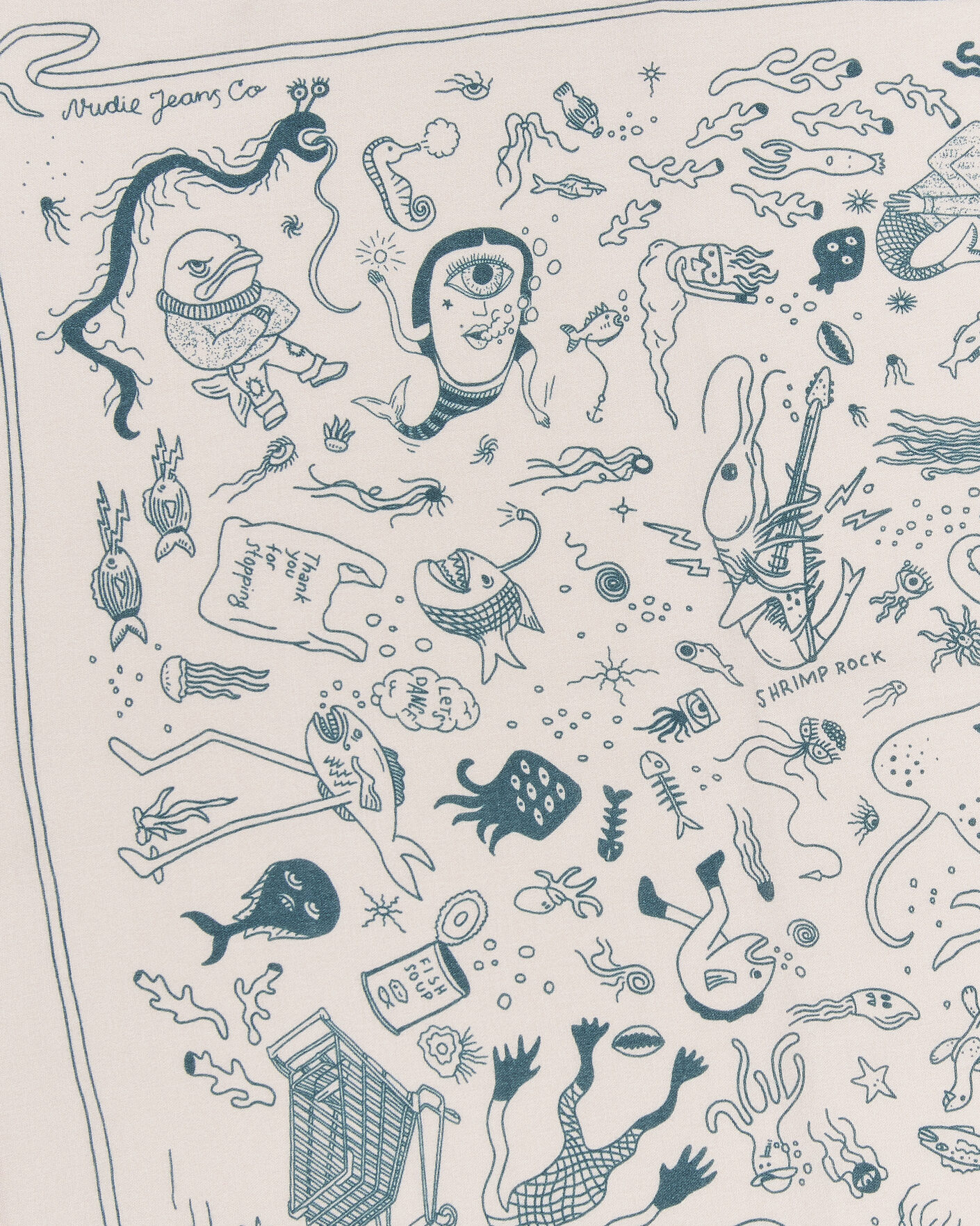 Men | Dress Scarves | Nudie Jeans | Ingrid Printed Bandana Pink