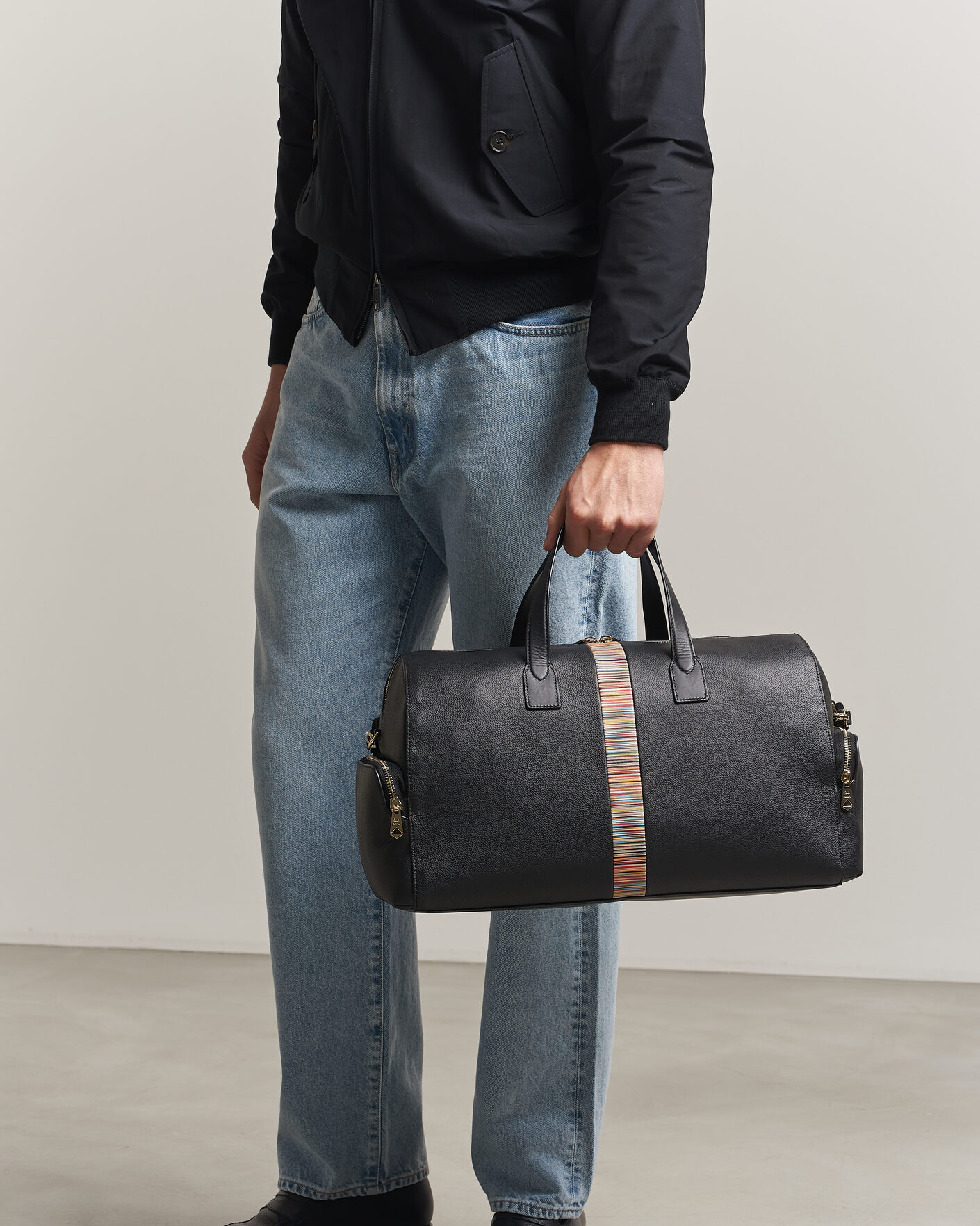 Men | Bags | Paul Smith | Signature Trim Holdall Black