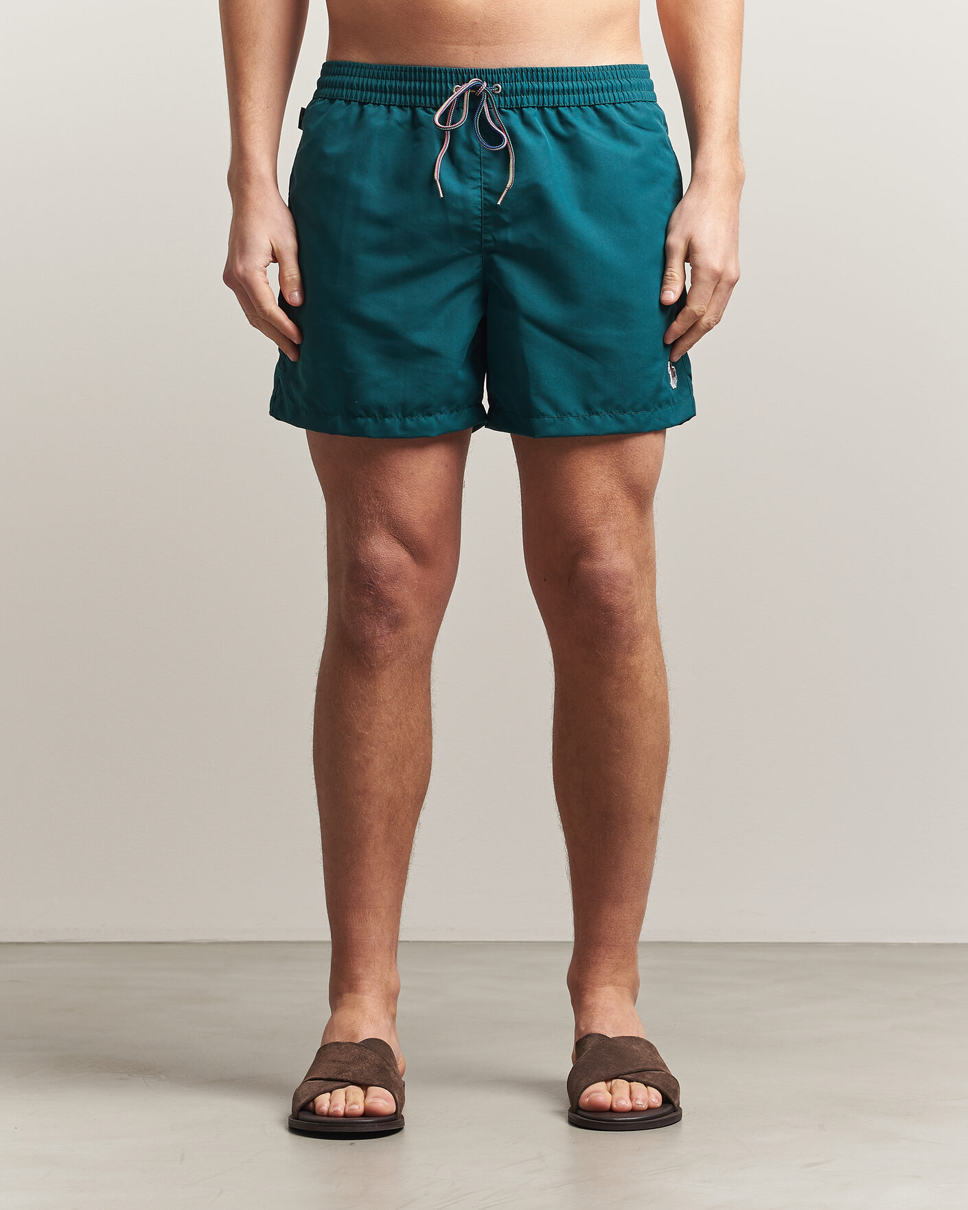 Men | Swimwear | Paul Smith | Zebra Swimshorts Dark Green