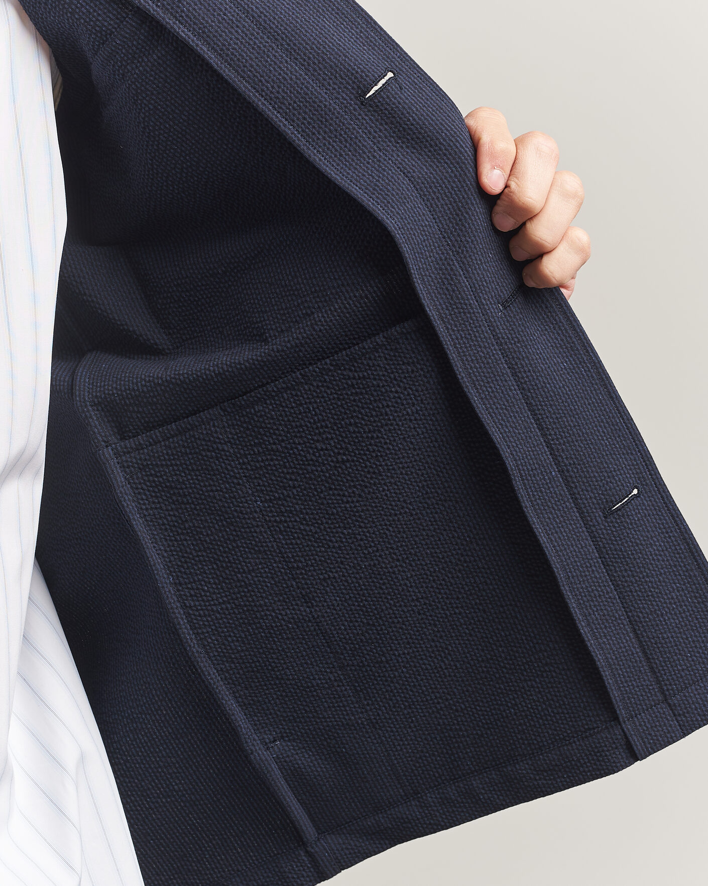 Men | Shirts | Paul Smith | Cotton Overshirt Navy