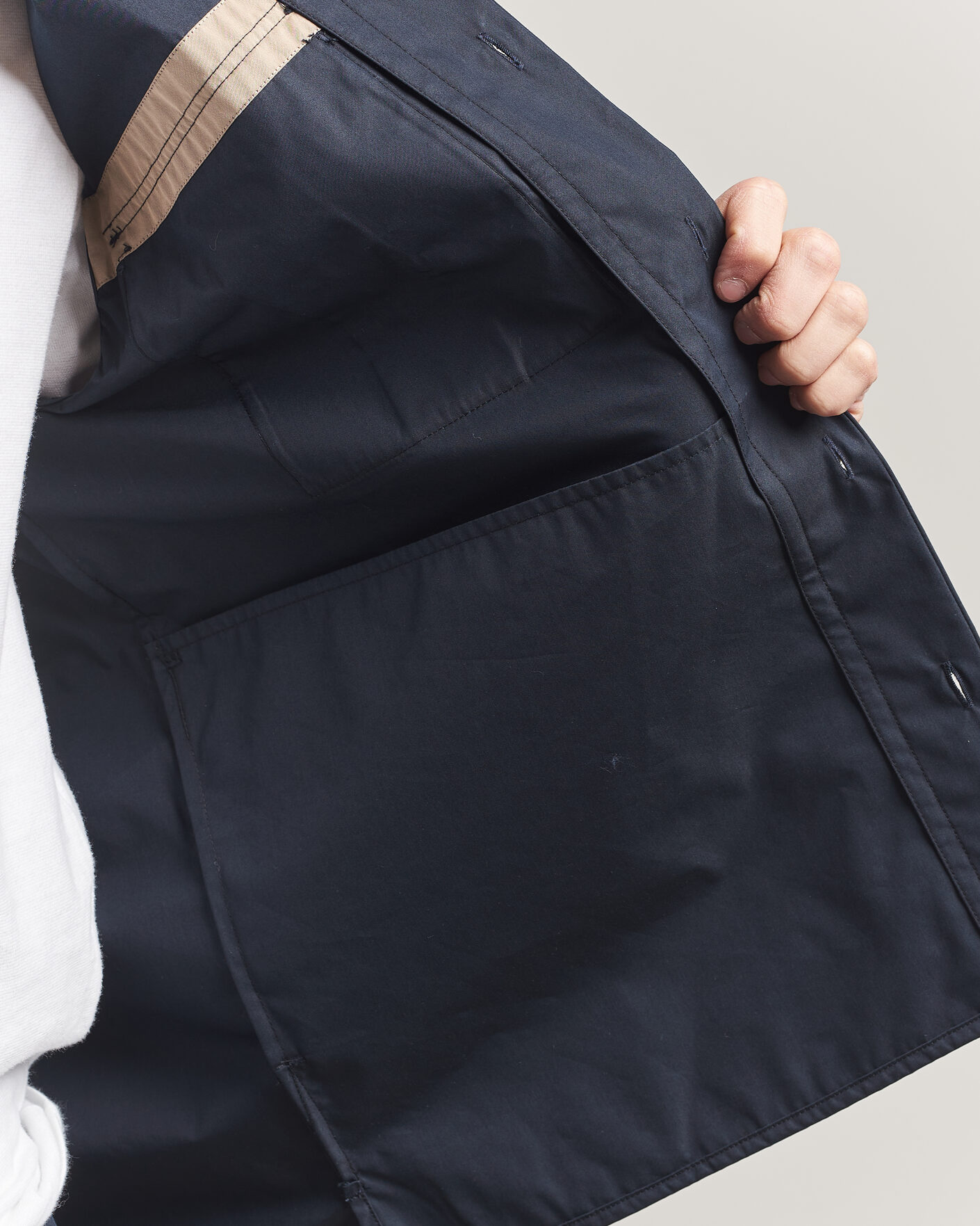 Men | Shirts | PS Paul Smith | Casual Cotton Overshirt Navy