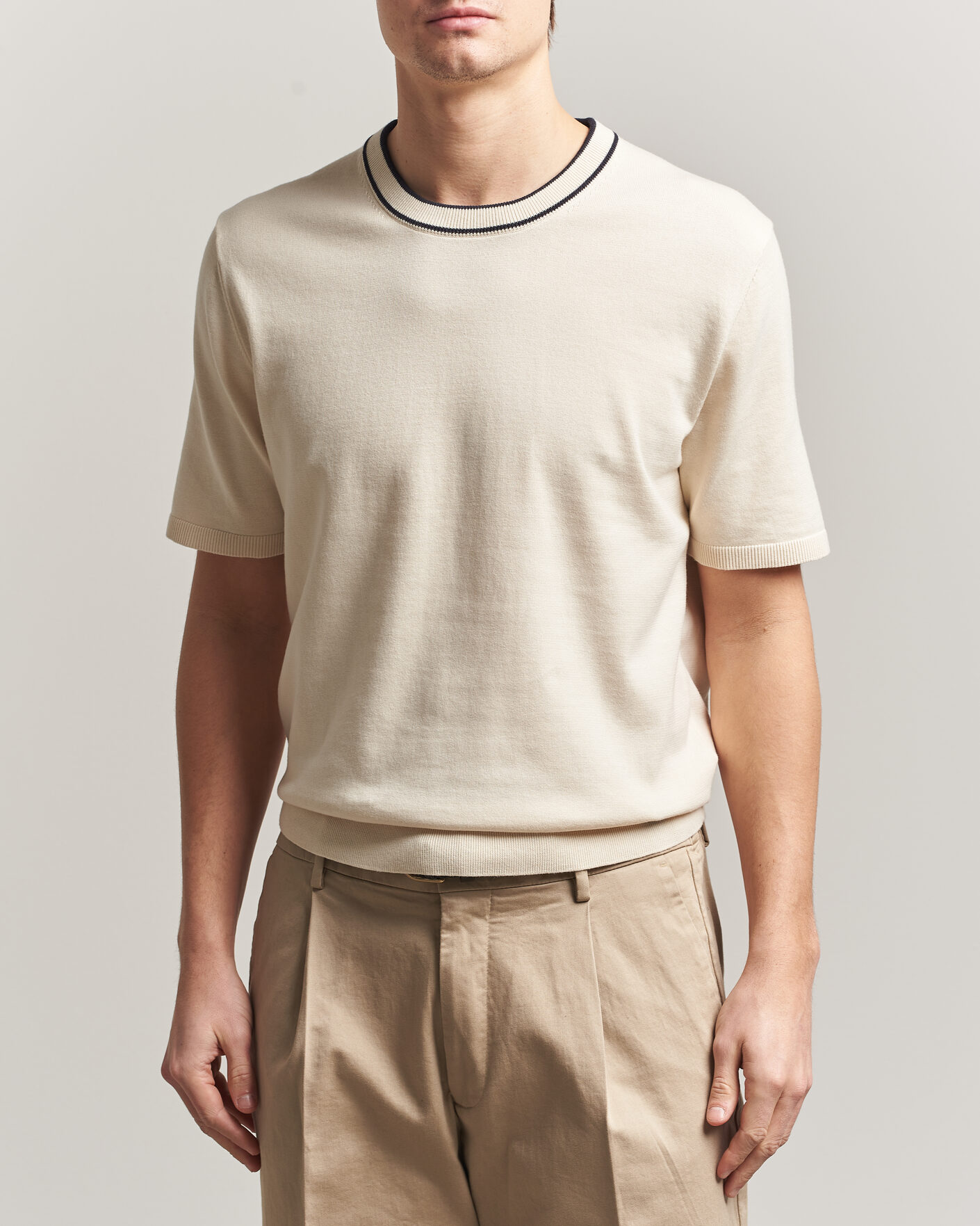 Men | T-Shirts | PS Paul Smith | Cotton Knitted T-Shirt White