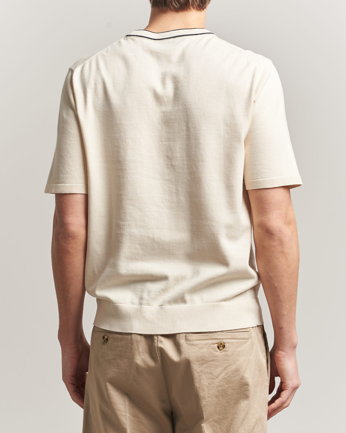 Men | T-Shirts | PS Paul Smith | Cotton Knitted T-Shirt White