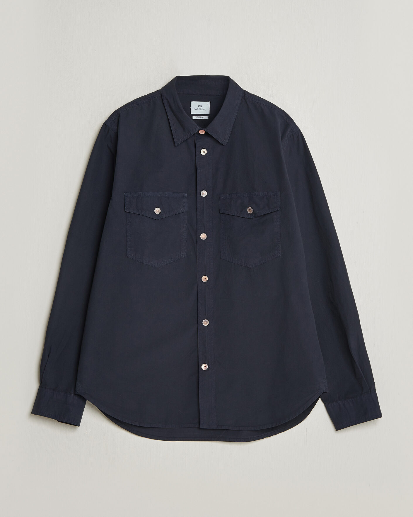 Men | Shirts | PS Paul Smith | Cotton Pocket Overshirt Navy