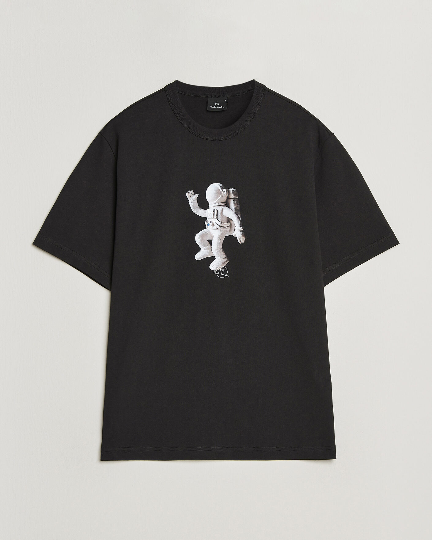 Men | T-Shirts | PS Paul Smith | Astronaut Printed T-Shirt Black