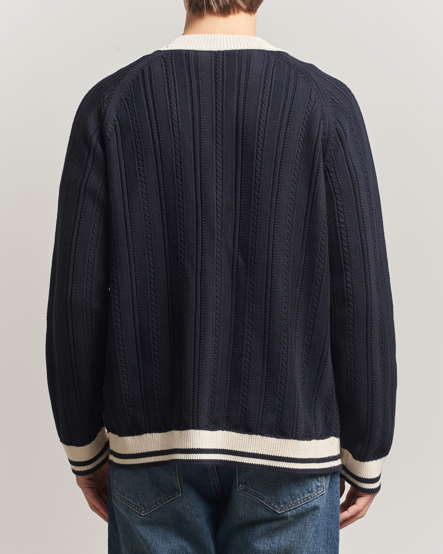 Men | Sweaters & Knitwear | PS Paul Smith | Cotton Knitted Cardigan Navy