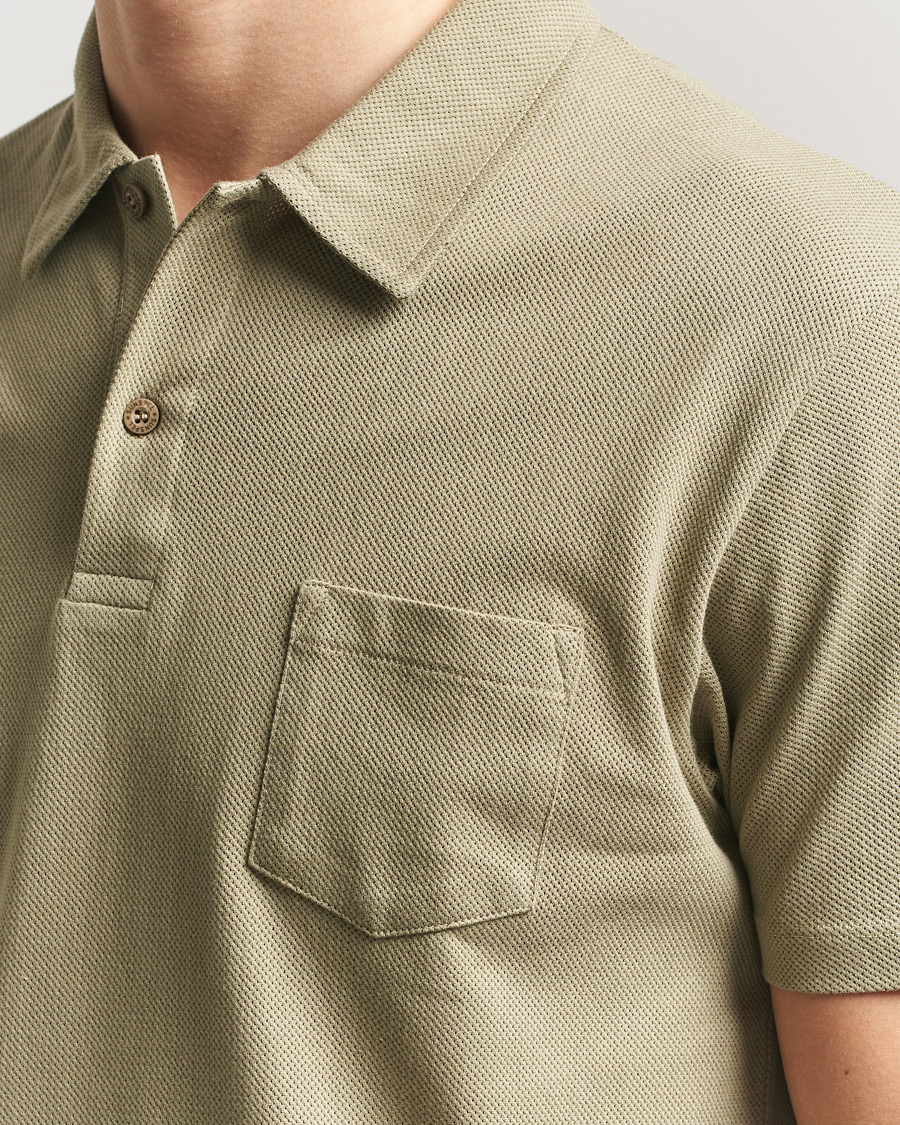 Men | Polo Shirts | Sunspel | Riviera Polo Shirt Pistachio