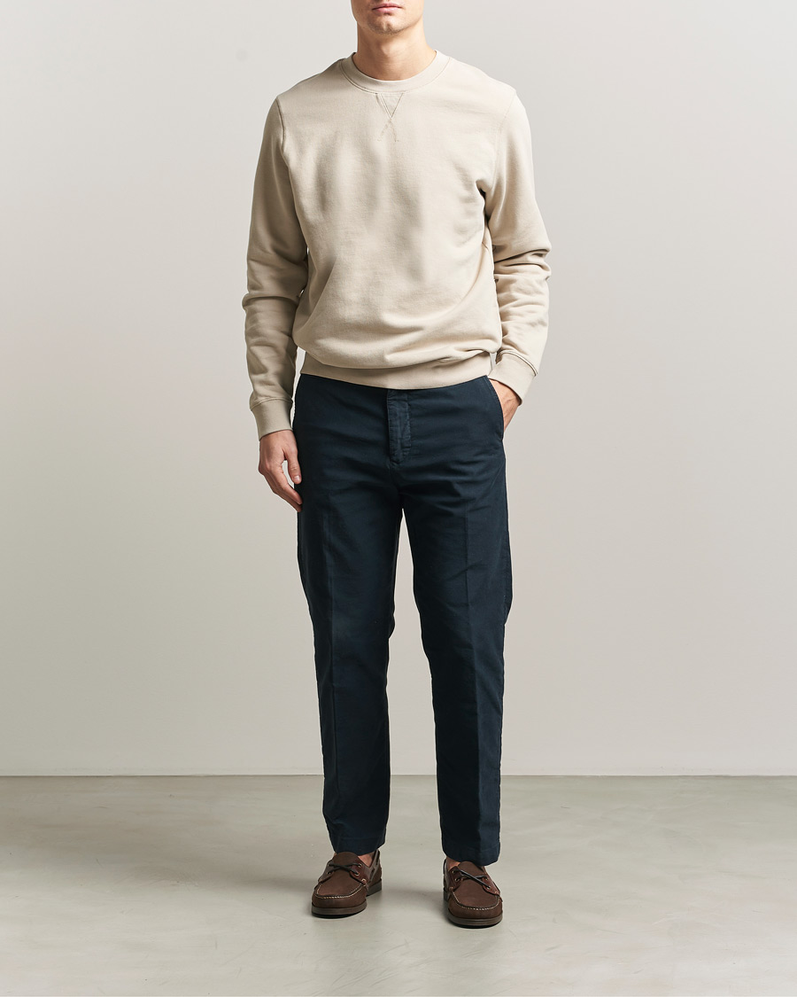 Men | Sweaters & Knitwear | Sunspel | Loopback Sweatshirt Hazelwood
