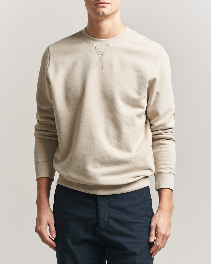 Men | Sweaters & Knitwear | Sunspel | Loopback Sweatshirt Hazelwood