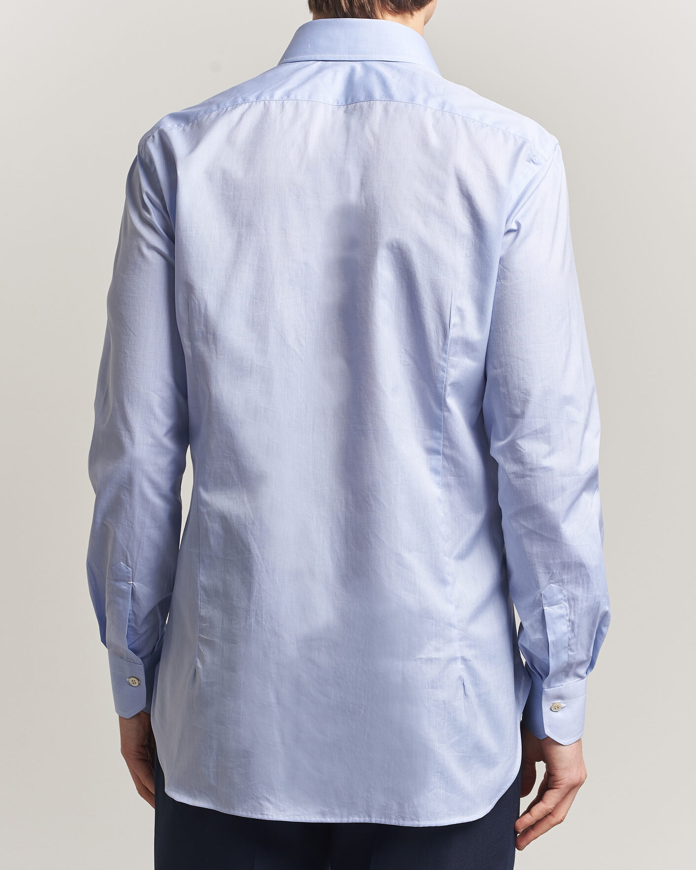Men | Shirts | Kiton | Slim Fit Dress Shirt Light Blue