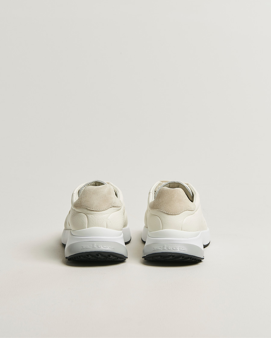 Men | Sneakers | Kiton | Deerskin Running Sneakers White