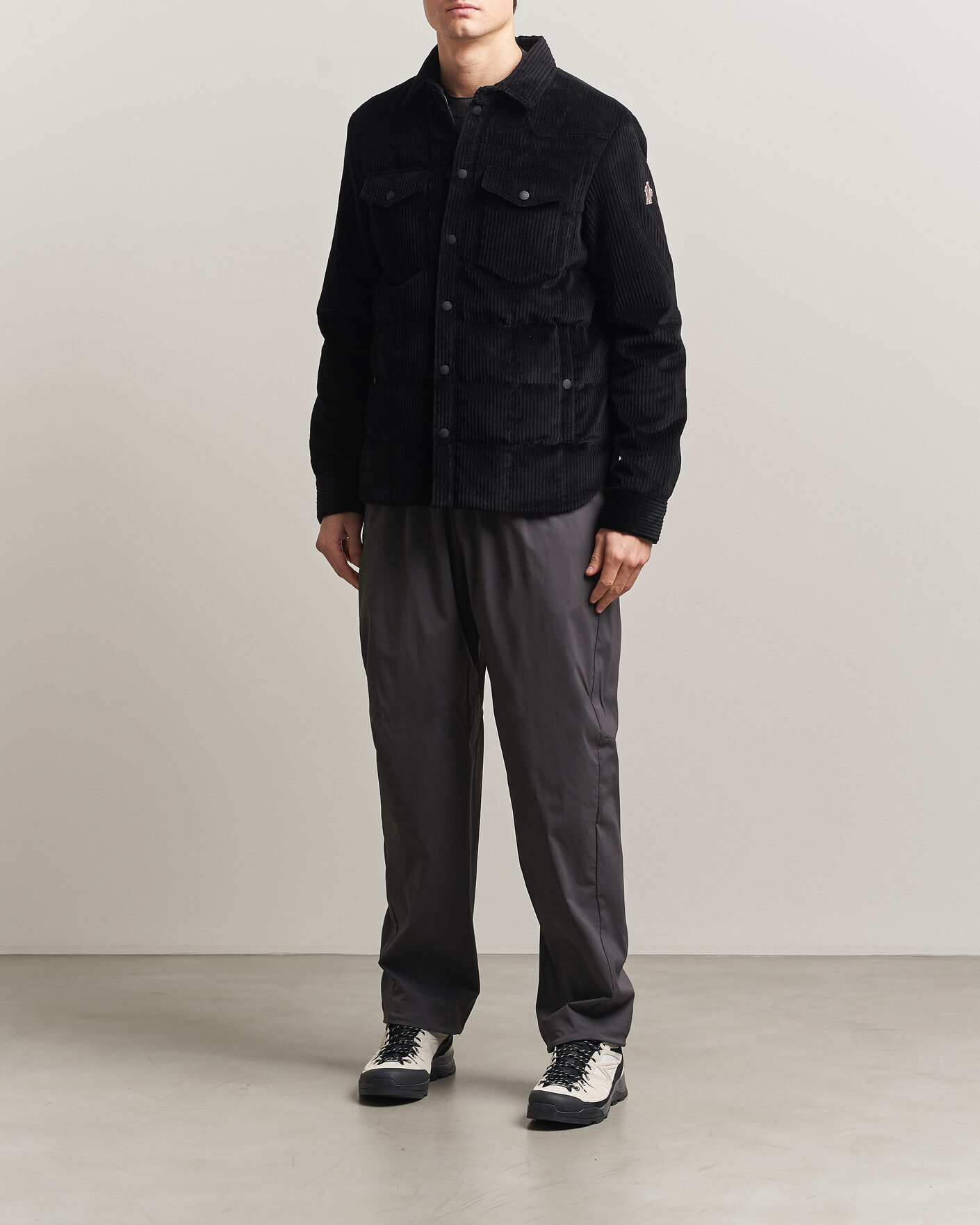 Men | Coats & Jackets | Moncler Grenoble | Gelt Corduroy Shirt Jacket Black