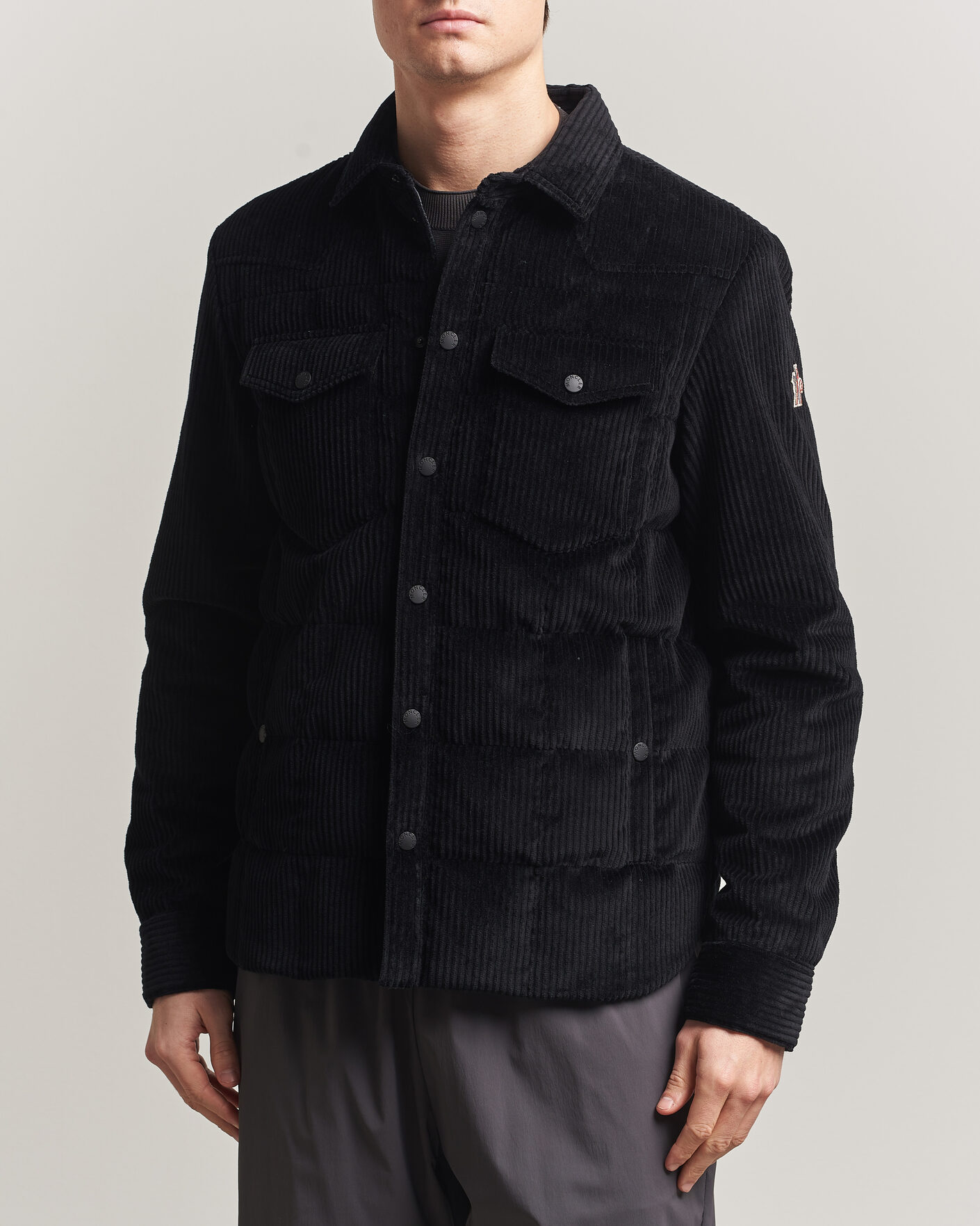 Men | Coats & Jackets | Moncler Grenoble | Gelt Corduroy Shirt Jacket Black
