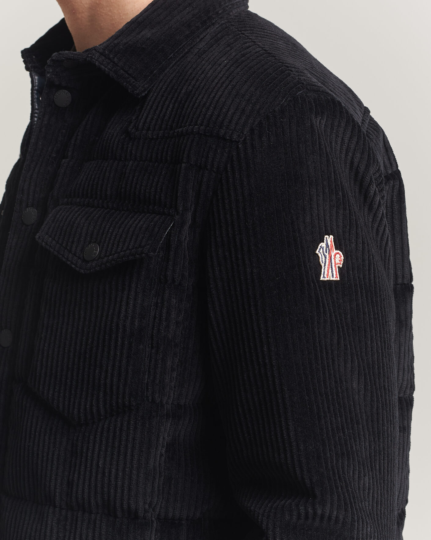 Men | Coats & Jackets | Moncler Grenoble | Gelt Corduroy Shirt Jacket Black