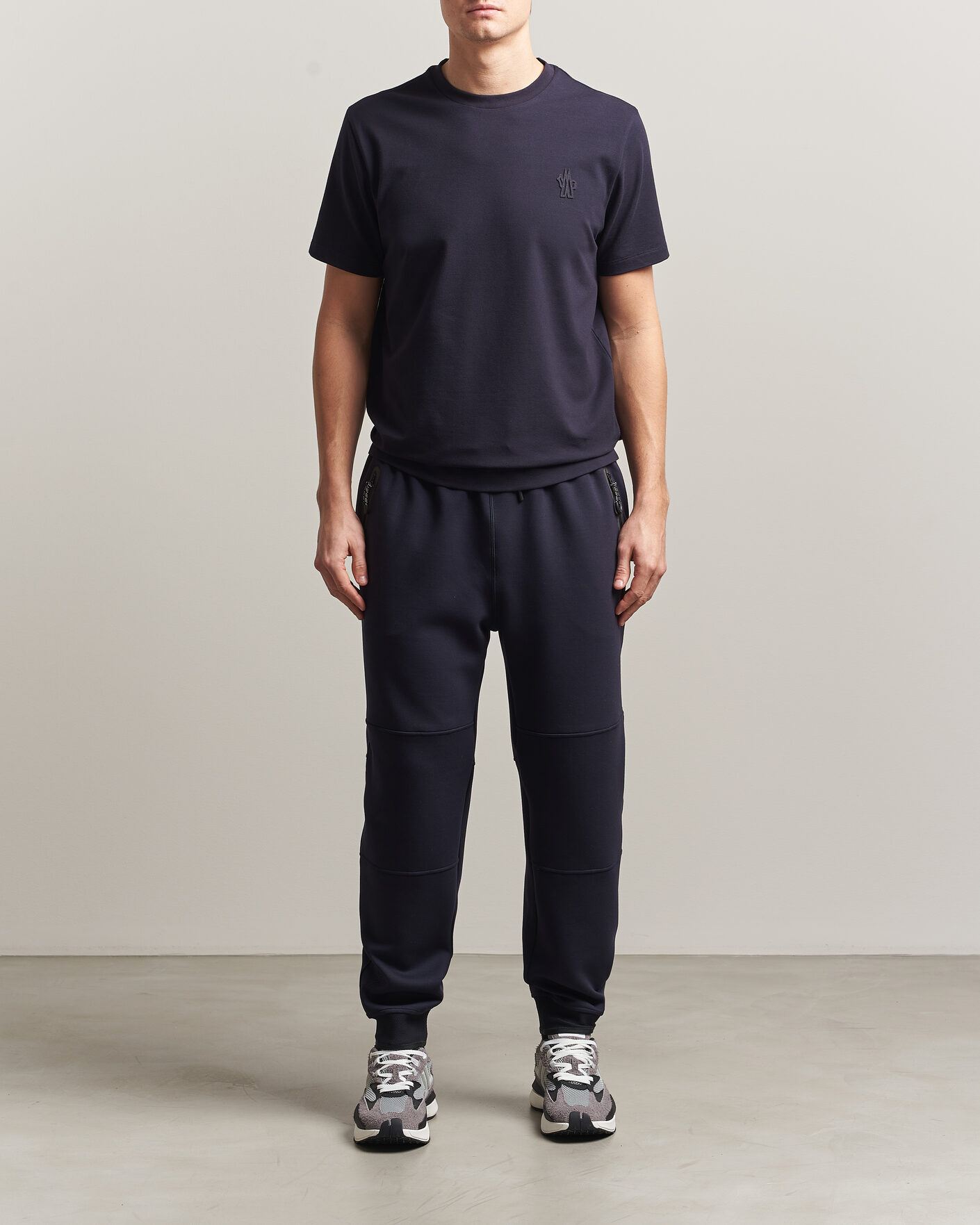 Men | T-Shirts | Moncler Grenoble | 3-Pack Logo T-Shirts White/Grey/Black