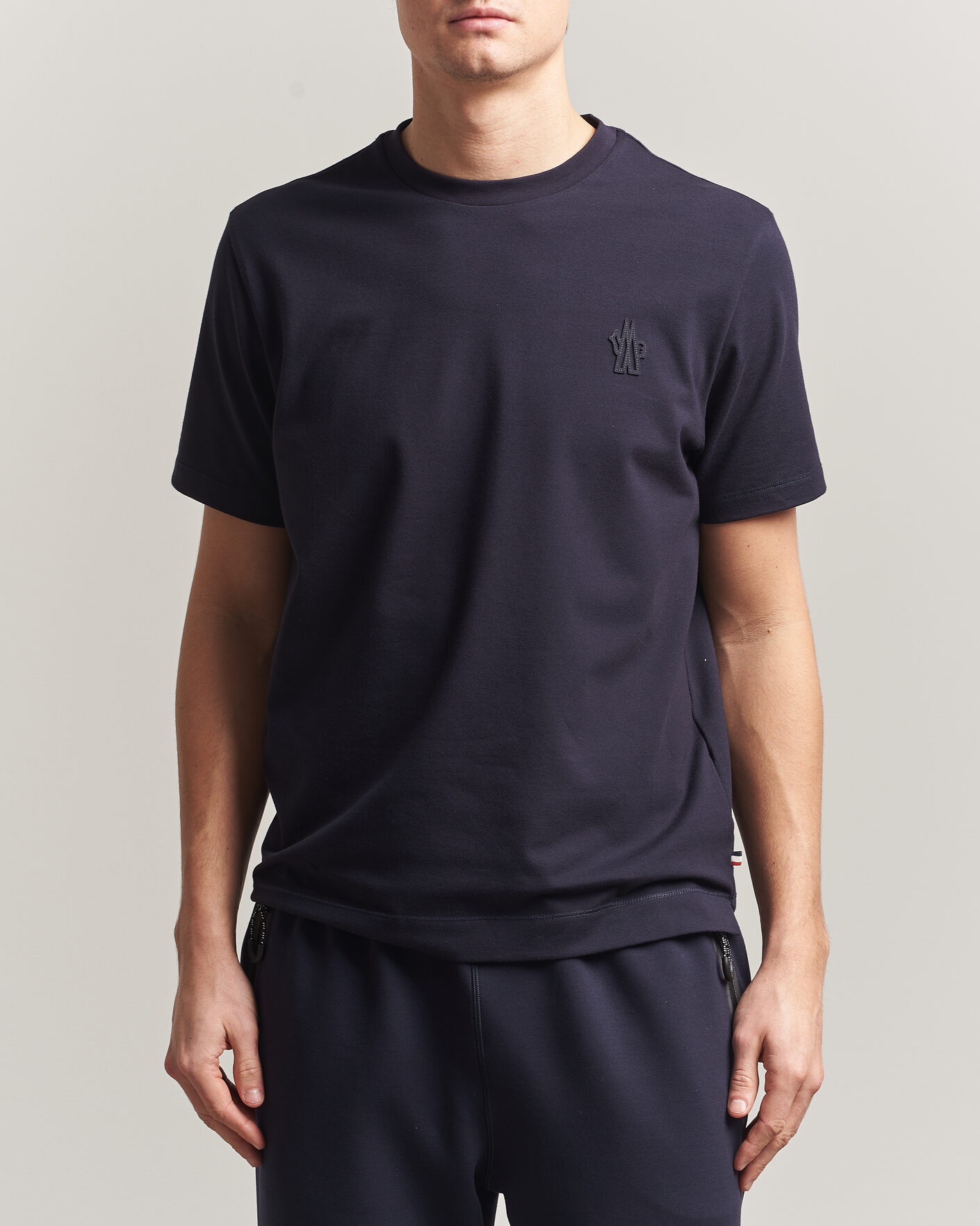 Moncler Grenoble 3-Pack Logo T-Shirts White/Grey/Black at