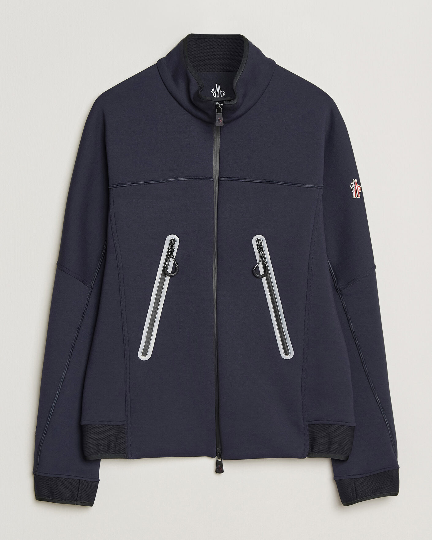 Moncler Grenoble Zip Up Cardigan Navy at CareOfCarl.com