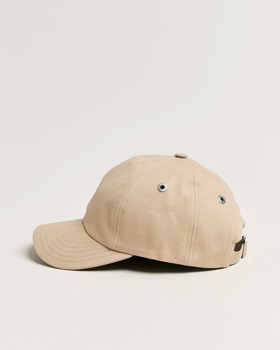 Men | Hats & Caps | AMI | Black Heart Logo Cap Beige Taupe
