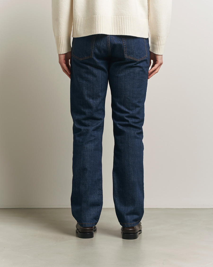 Men | Trousers | AMI | Classic Fit Jeans Indigo
