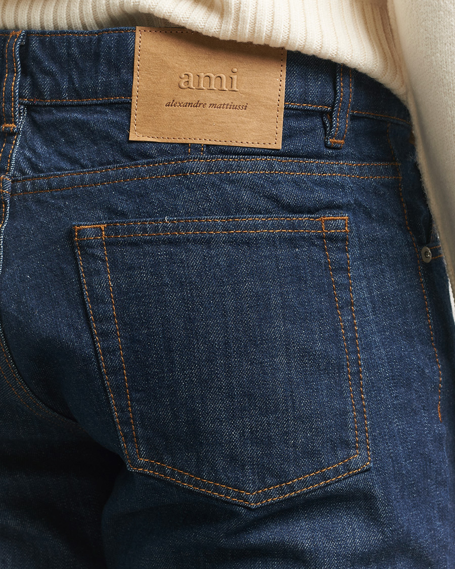 Men | Trousers | AMI | Classic Fit Jeans Indigo