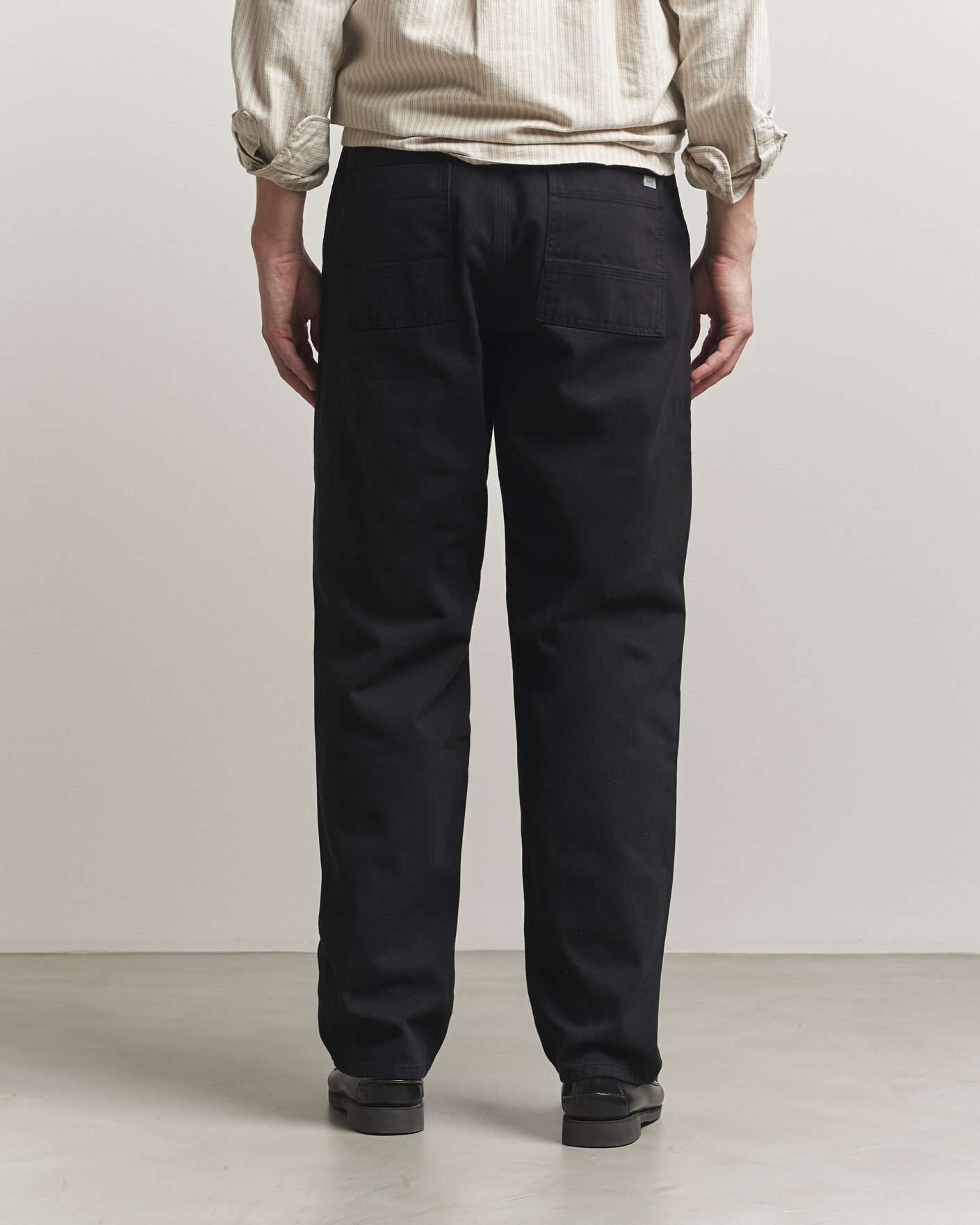 Men | Trousers | Forét | Clay Twill Pants Black