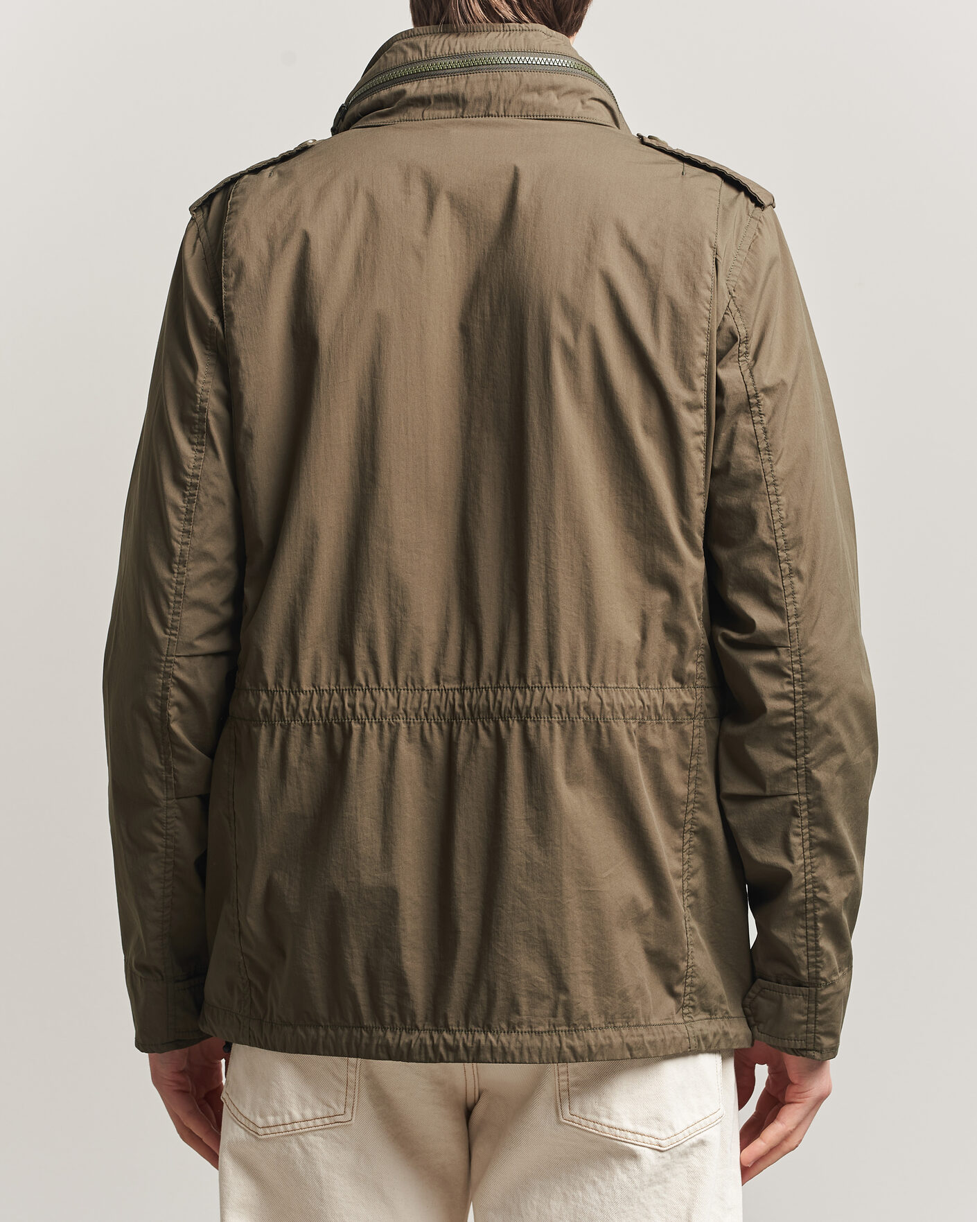 Men | Coats & Jackets | Aspesi | Lightweight Cotton Field Jacket Military