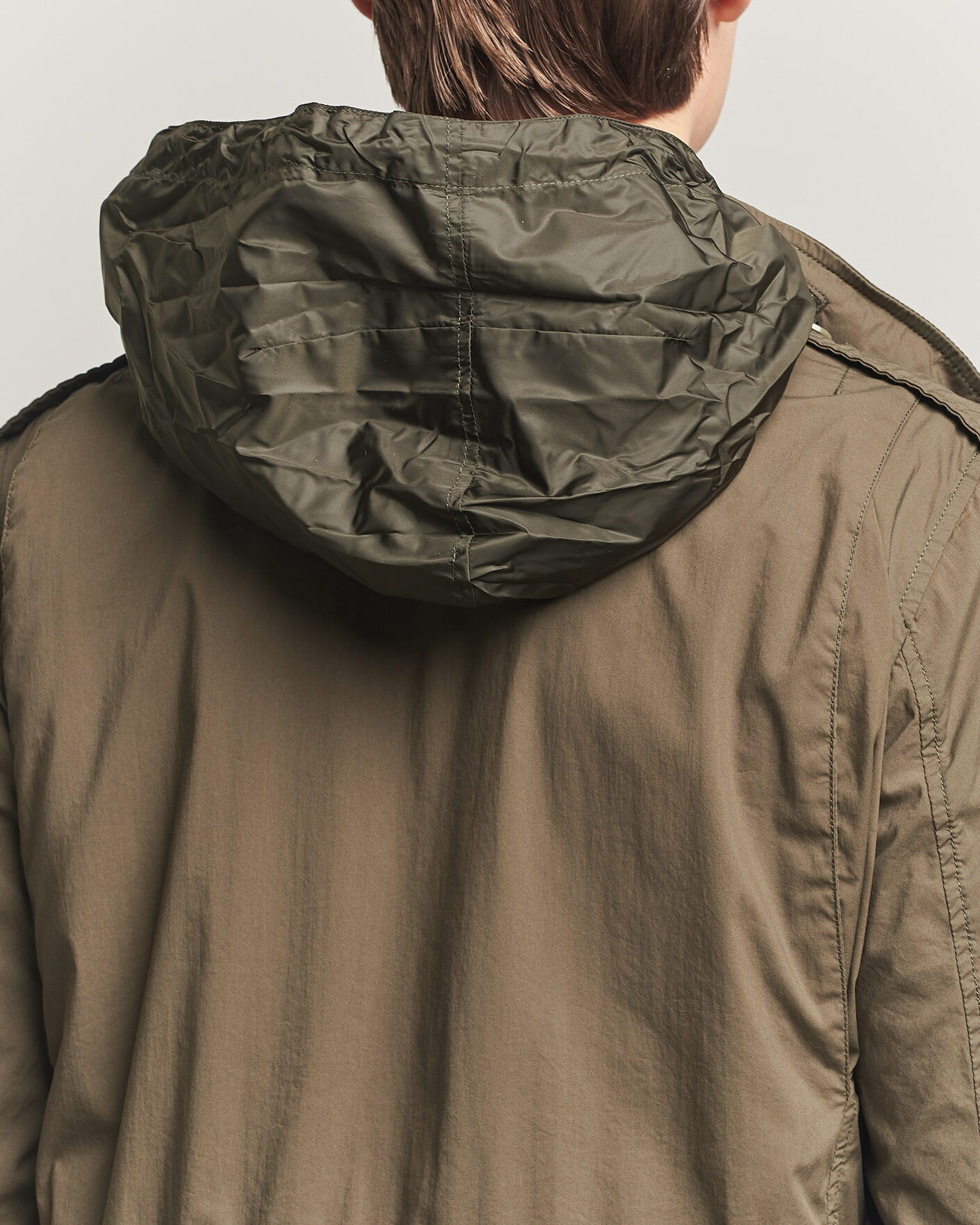Men | Coats & Jackets | Aspesi | Lightweight Cotton Field Jacket Military