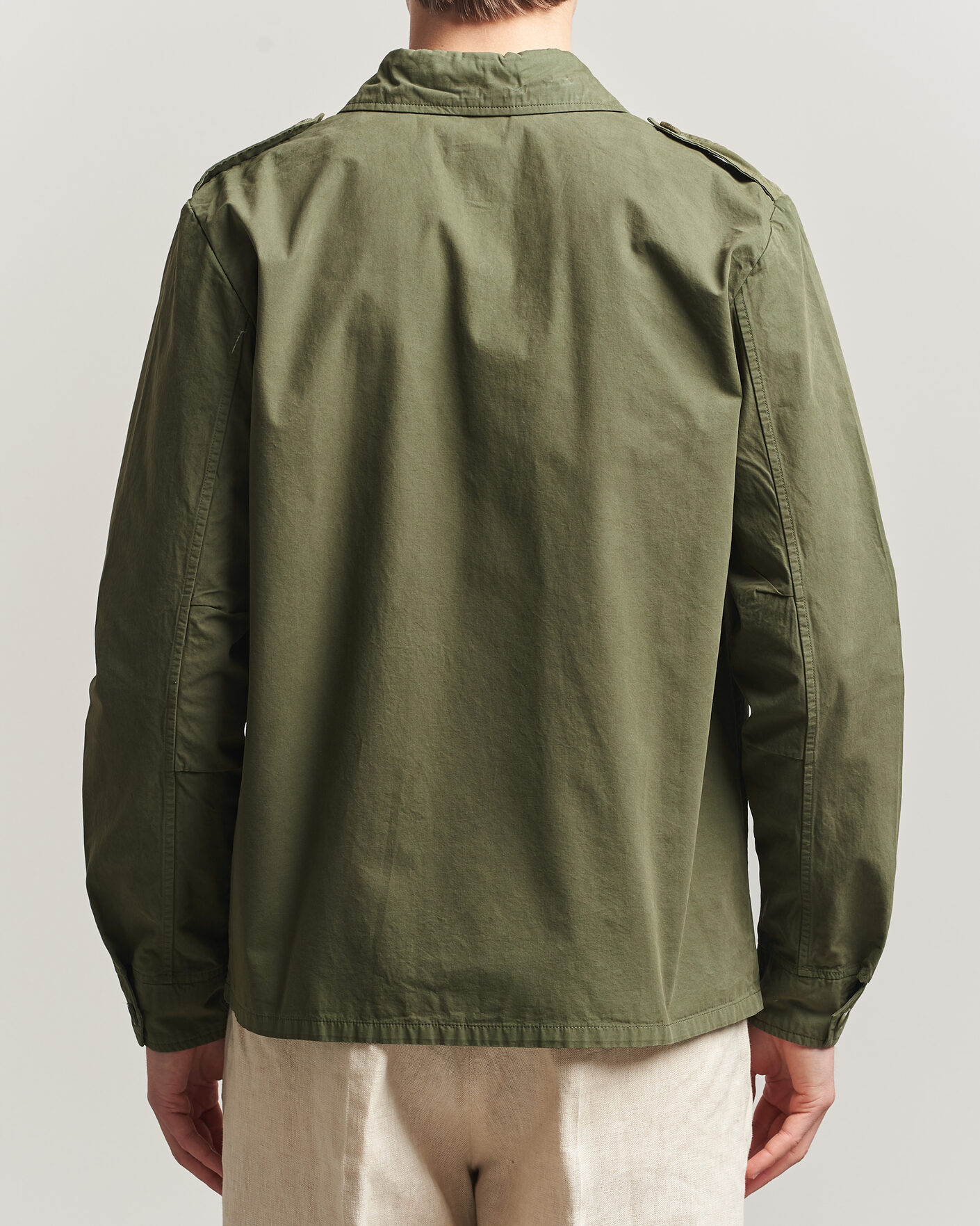 Men | Coats & Jackets | Aspesi | Cotton Field Shirt Olive