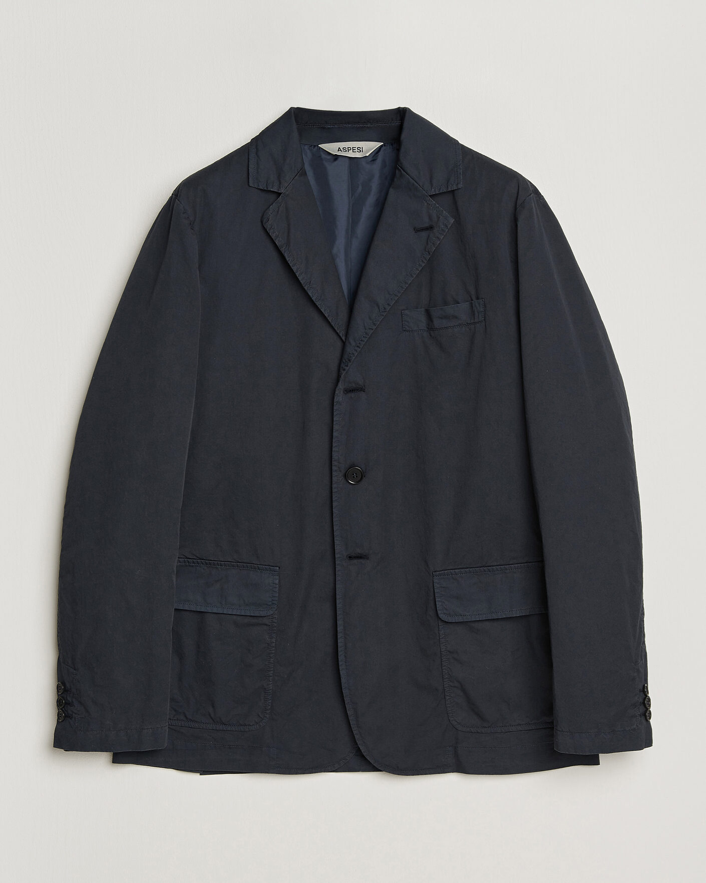 Men | Blazers | Aspesi | Cotton Blazer Navy