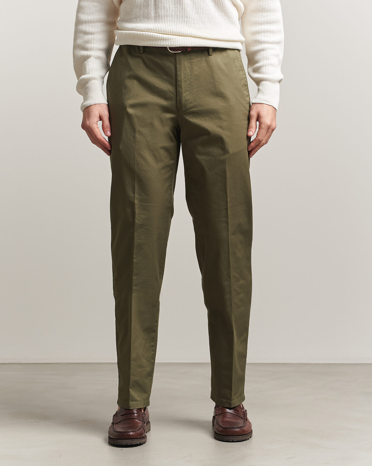 Men | Trousers | Aspesi | Officers Chino Military