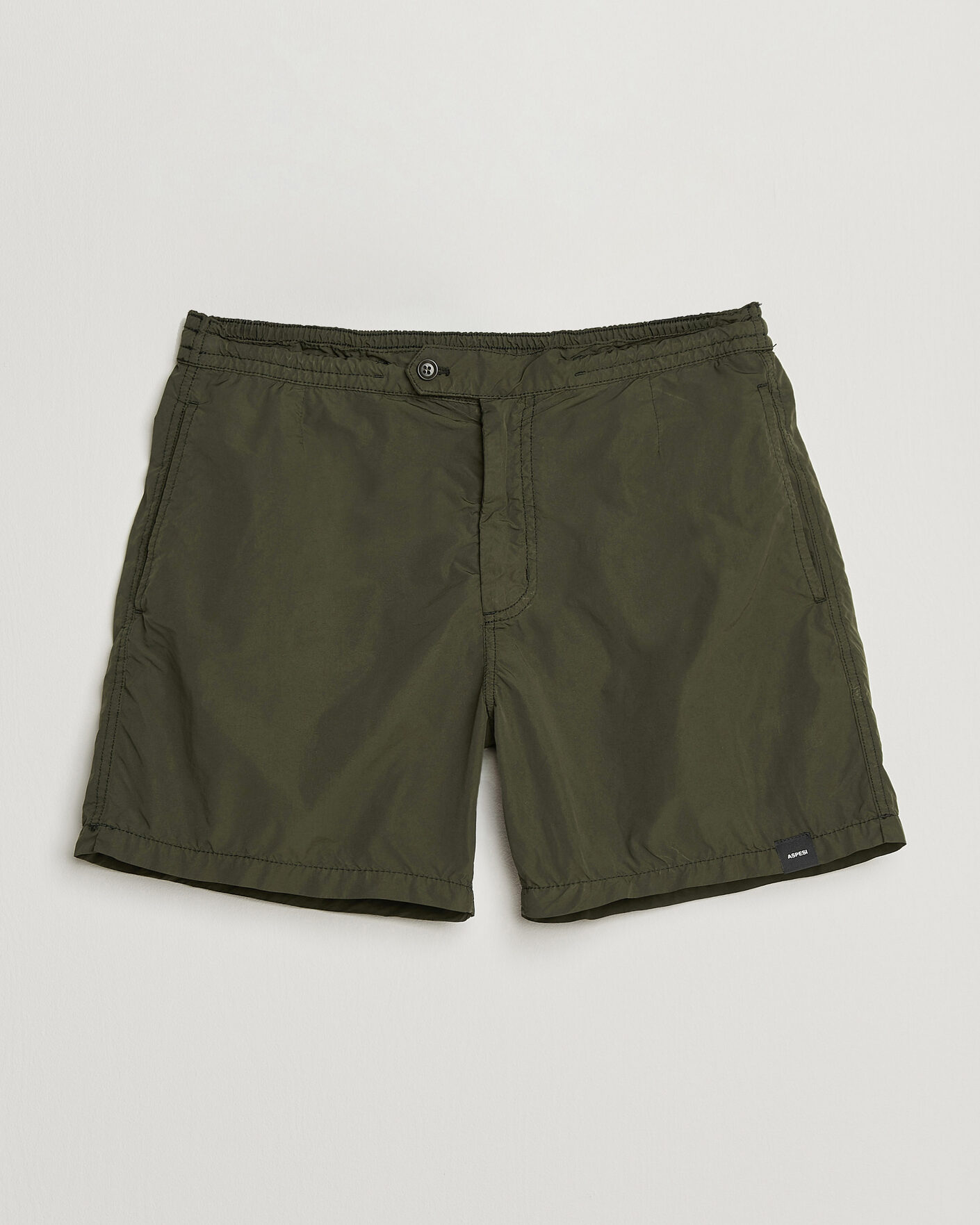 Men | Swimwear | Aspesi | Caprese Nylon Swim Trunks Military