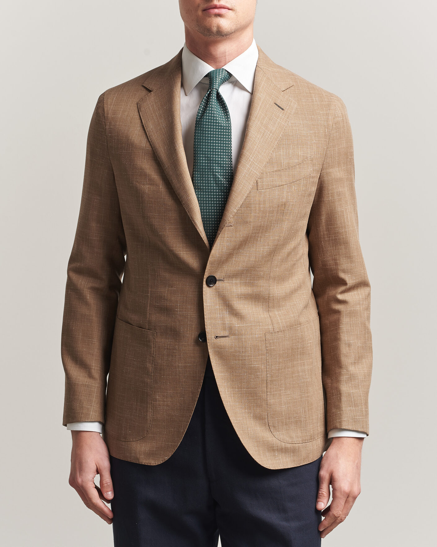 Men | Blazers | Caruso | Aida Wool/Silk Blazer Brown