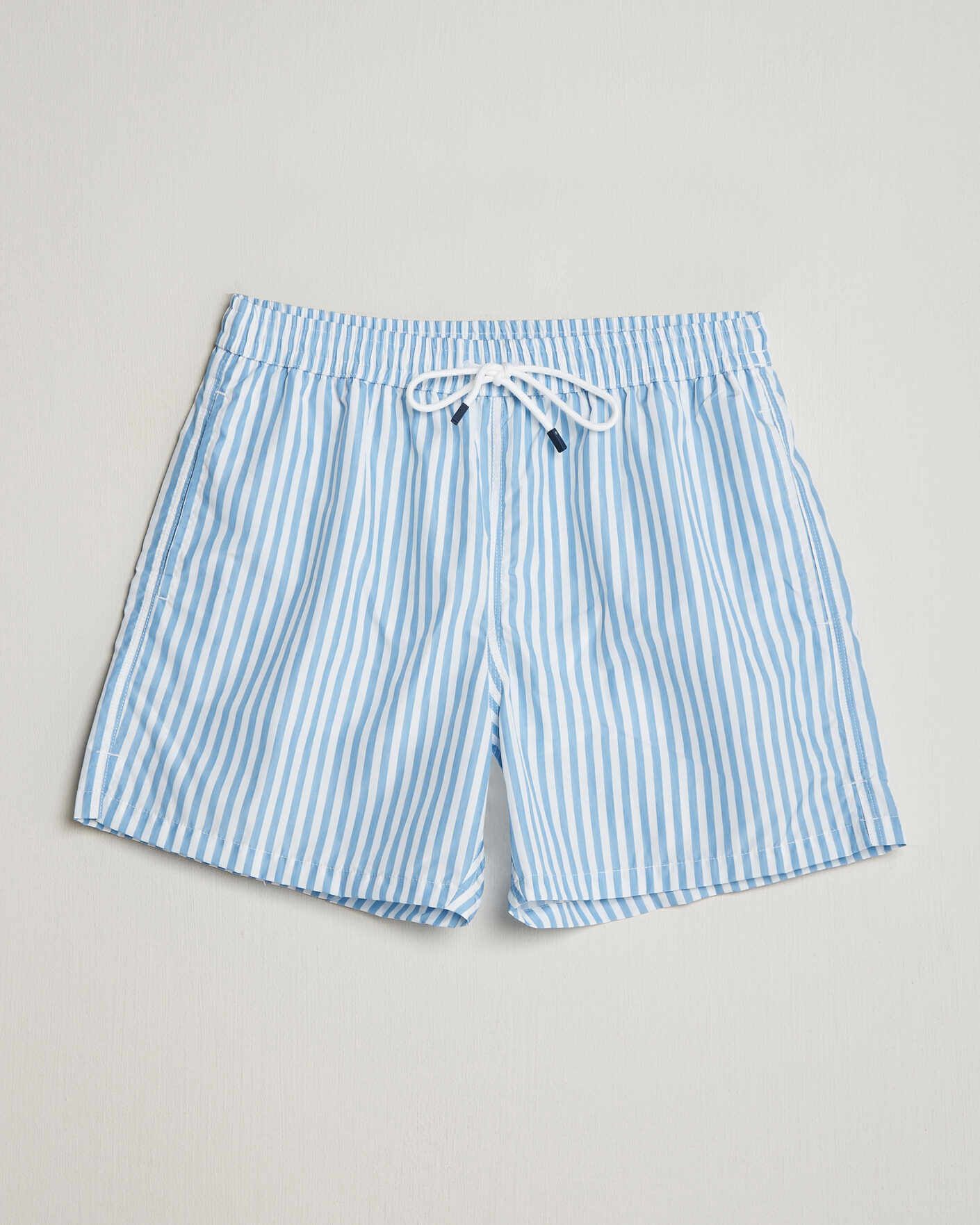 Fedeli Madeira Swim Trunk Wide Blue Stripes at CareOfCarl.com