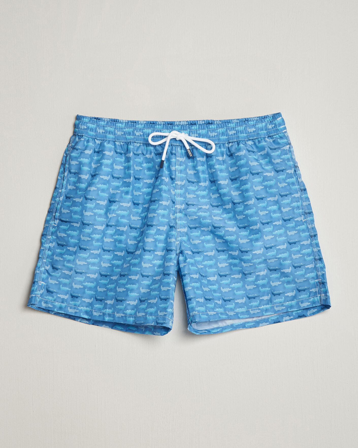 Men | Swimwear | Fedeli | Madeira Swim Trunk Blue Crocs