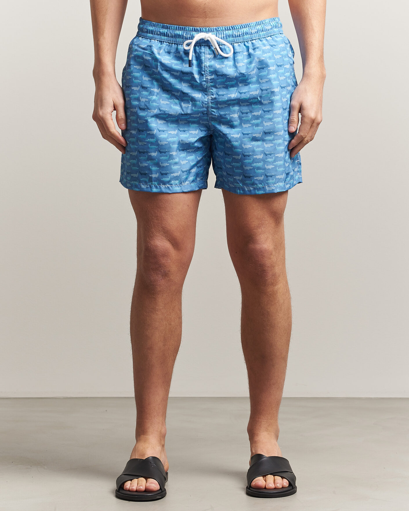 Men | Swimwear | Fedeli | Madeira Swim Trunk Blue Crocs
