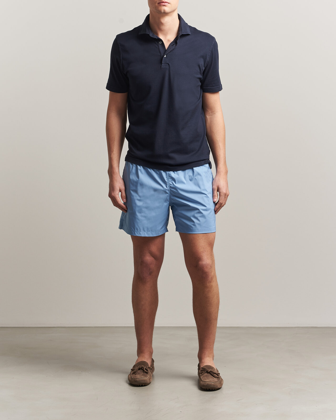 Men | Polo Shirts | Fedeli | Zero Organic Cotton Polo Navy