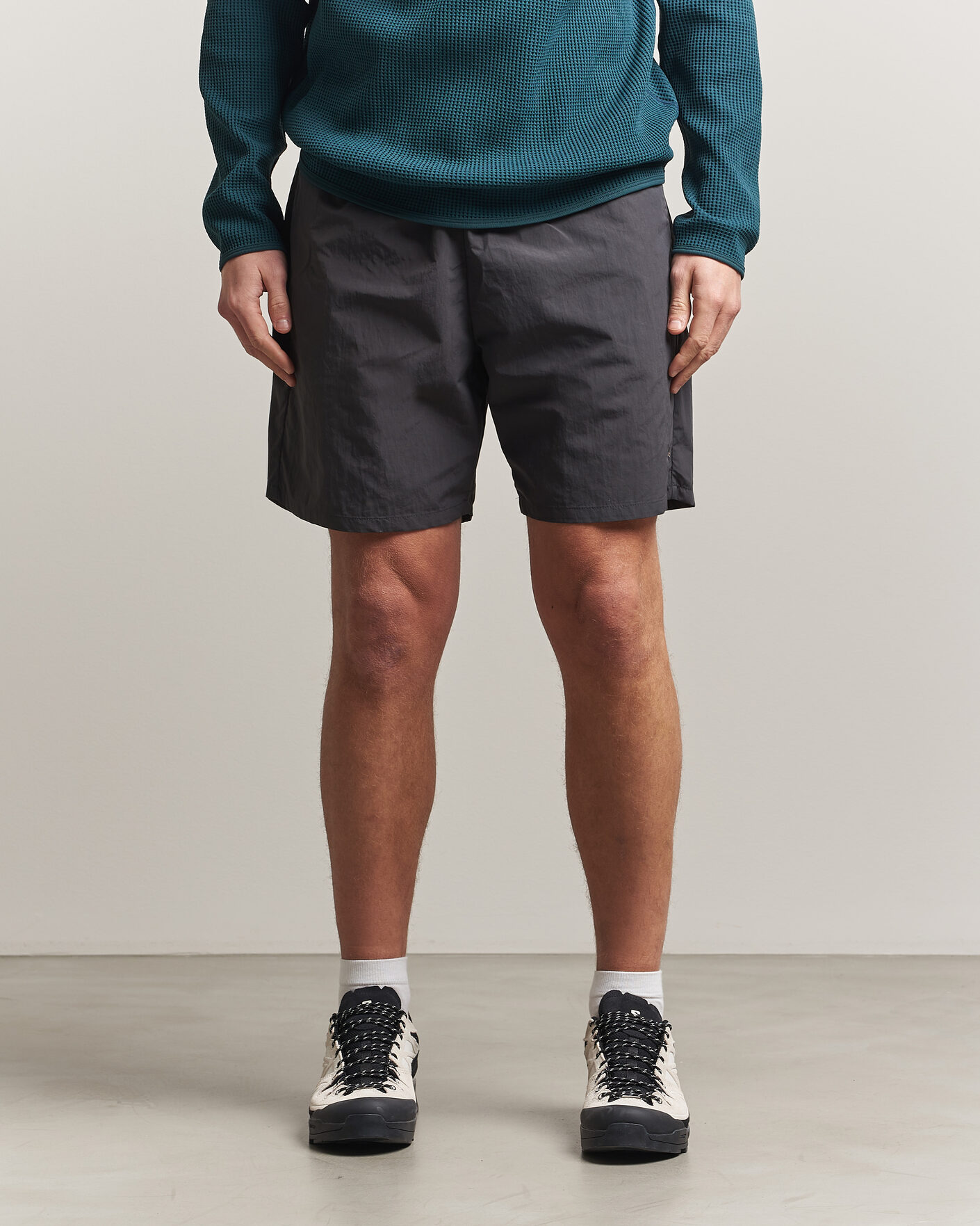 Men | Shorts | Goldwin | Nylon Shorts Deep Charcoal