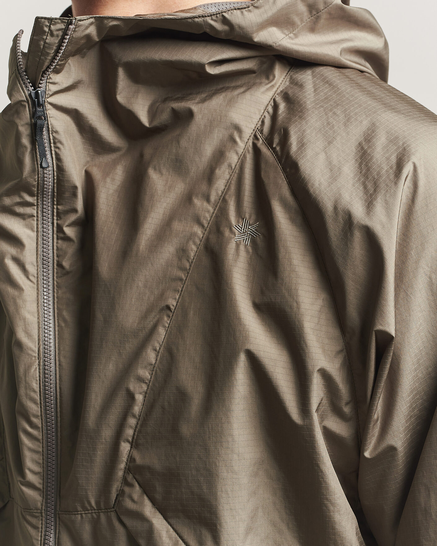 Men | Coats & Jackets | Goldwin | Rip Stop Hooded Jacket Sand