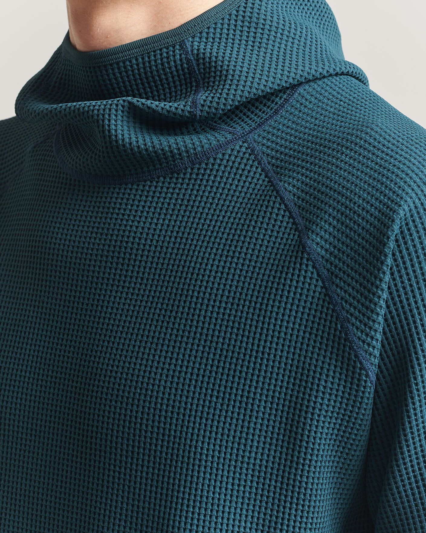 Men | Sweaters & Knitwear | Goldwin | WF Light Long Sleeve Hoodie Kokiran Green