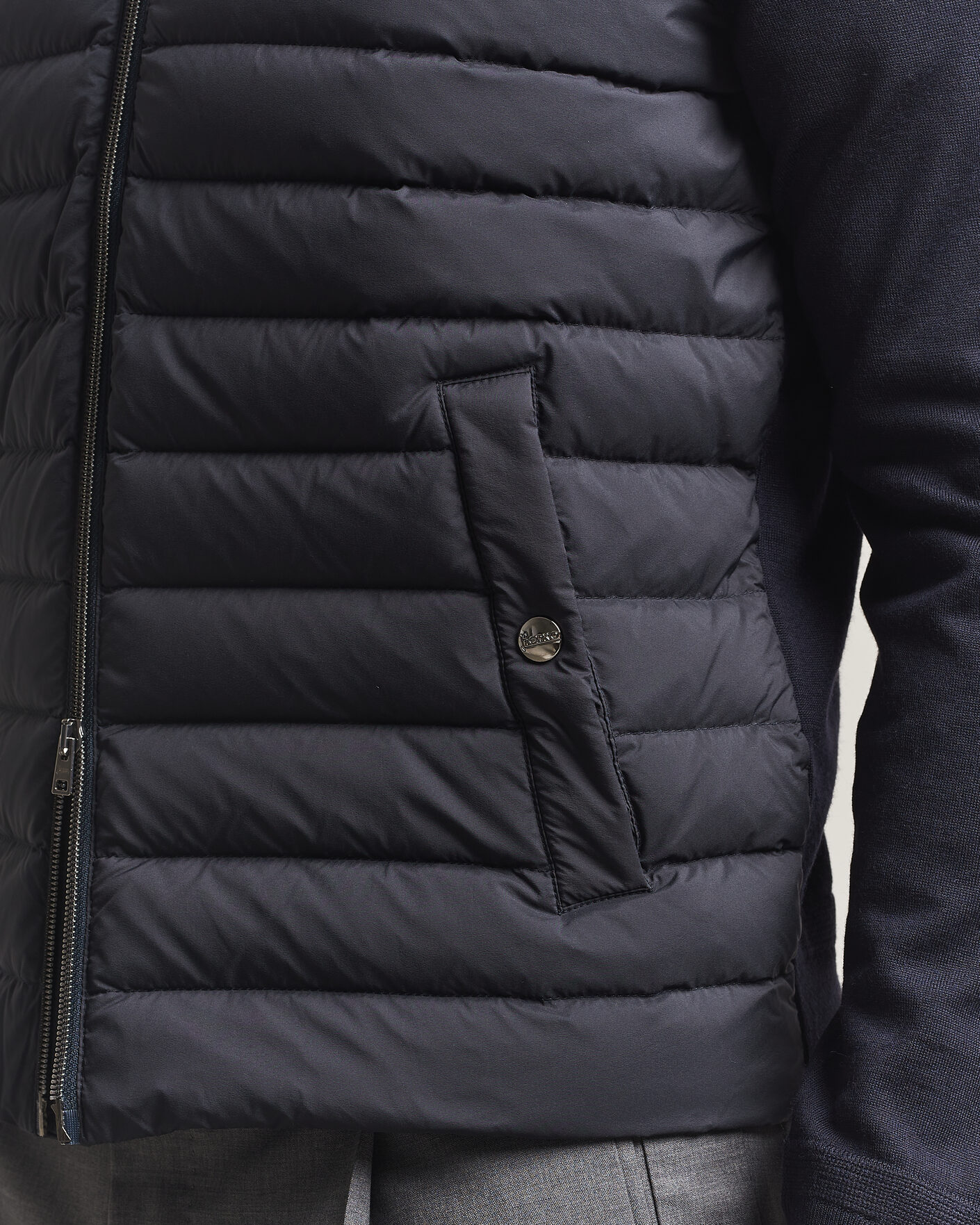 Men | Coats & Jackets | Herno | Luxury Hybrid Jacket Navy