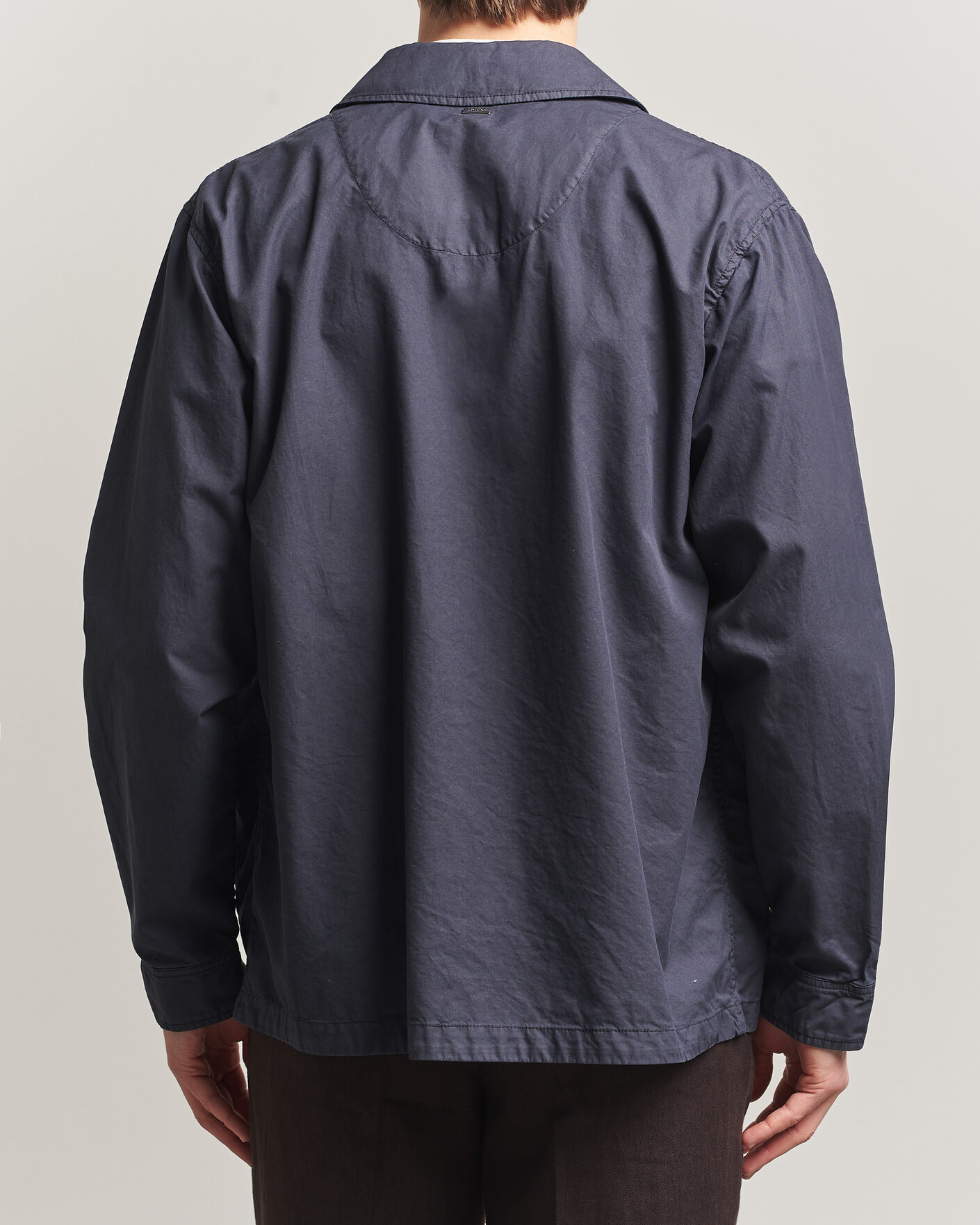 Men | Coats & Jackets | Herno | Washed Cotton Field Jacket Navy