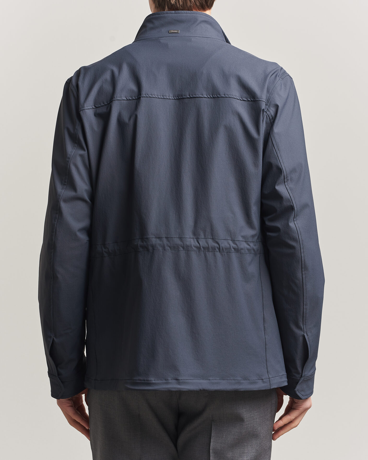 Men | Coats & Jackets | Herno | Soft Nylon Field Jacket Navy