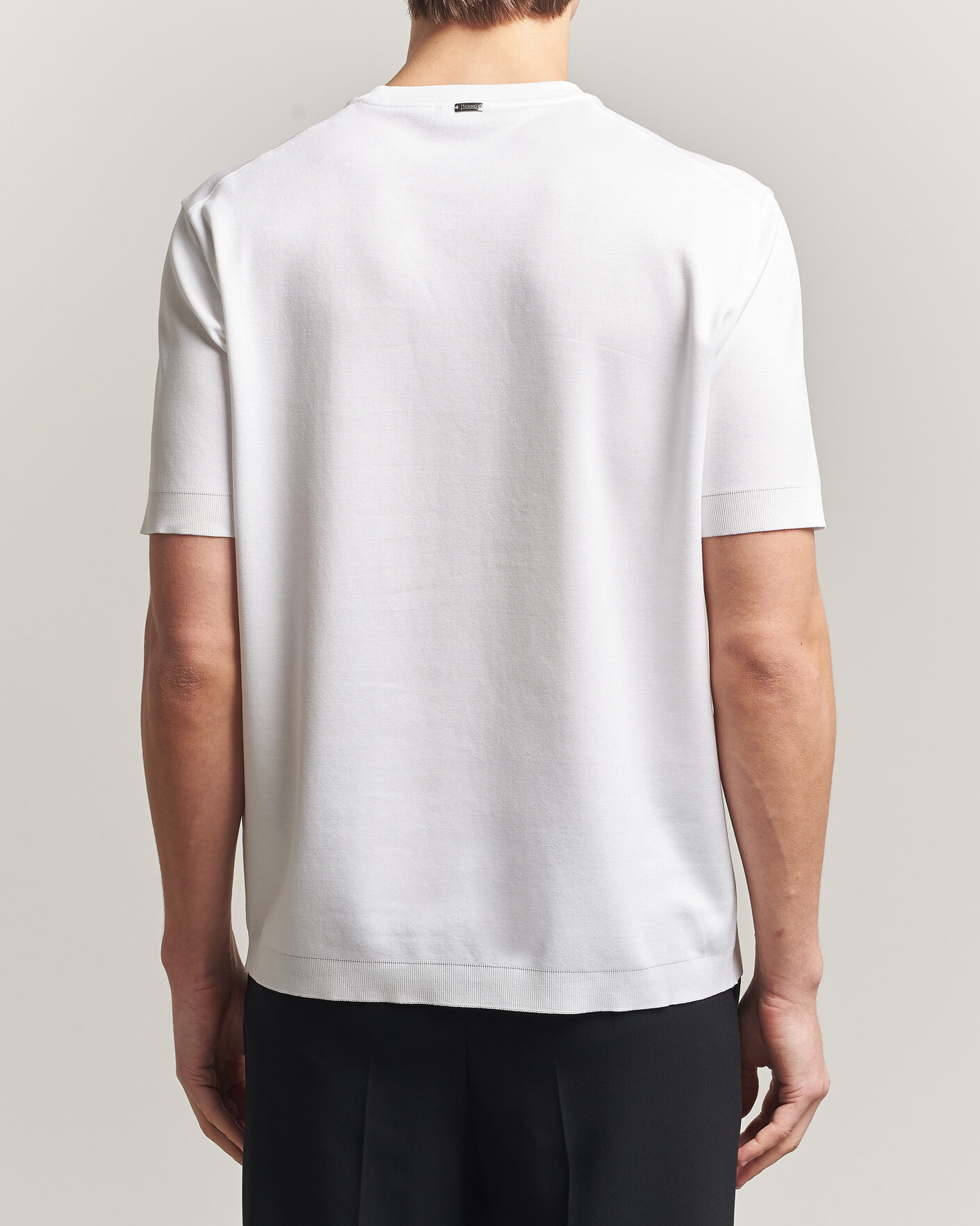 Men | T-Shirts | Herno | Micro Piquet T-Shirt White