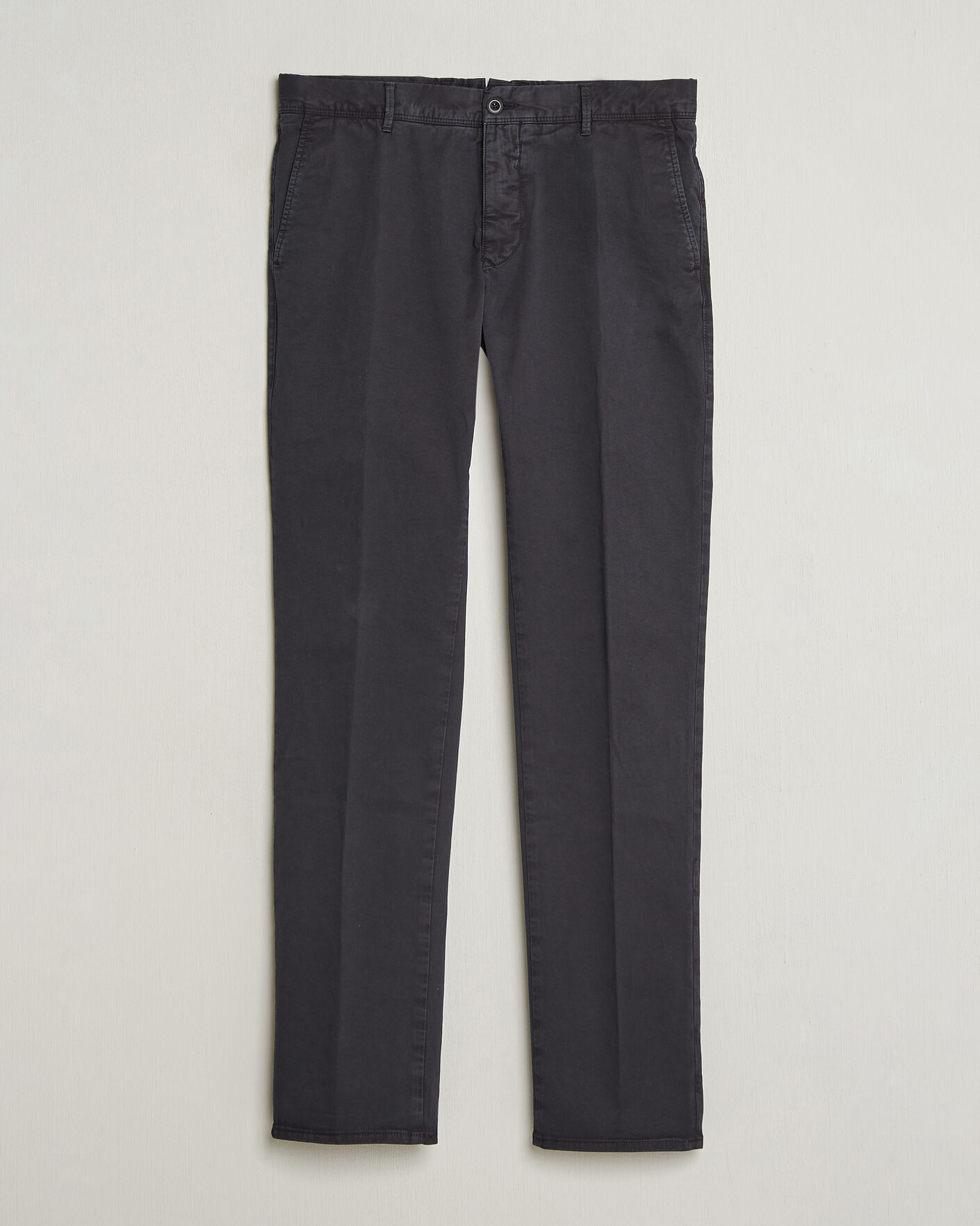 Men | Trousers | Incotex | Slim Fit Garment Dyed Slacks Navy