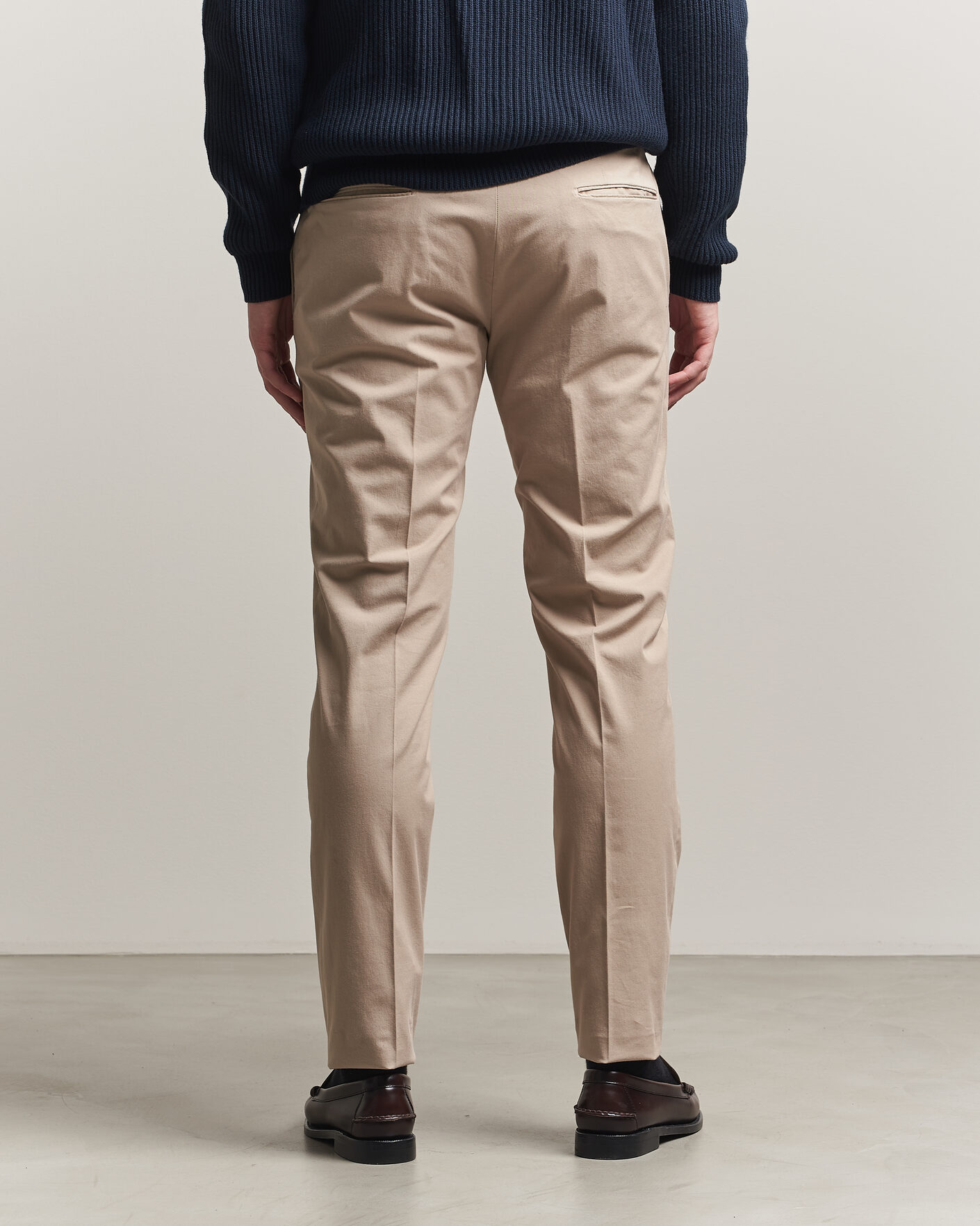 Men | Trousers | Incotex | Slim Fit Comfort Chinos Sand